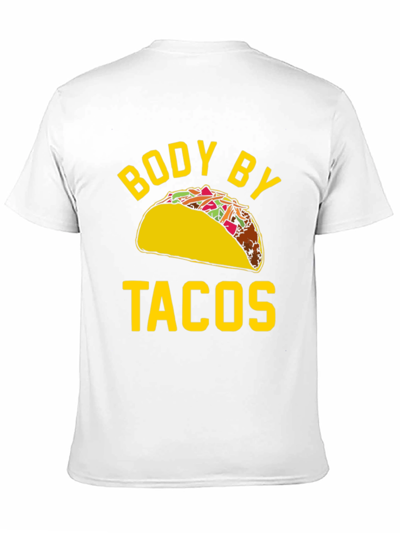 Body By Tacos Graphic Tee - Funny Foodie Shirt