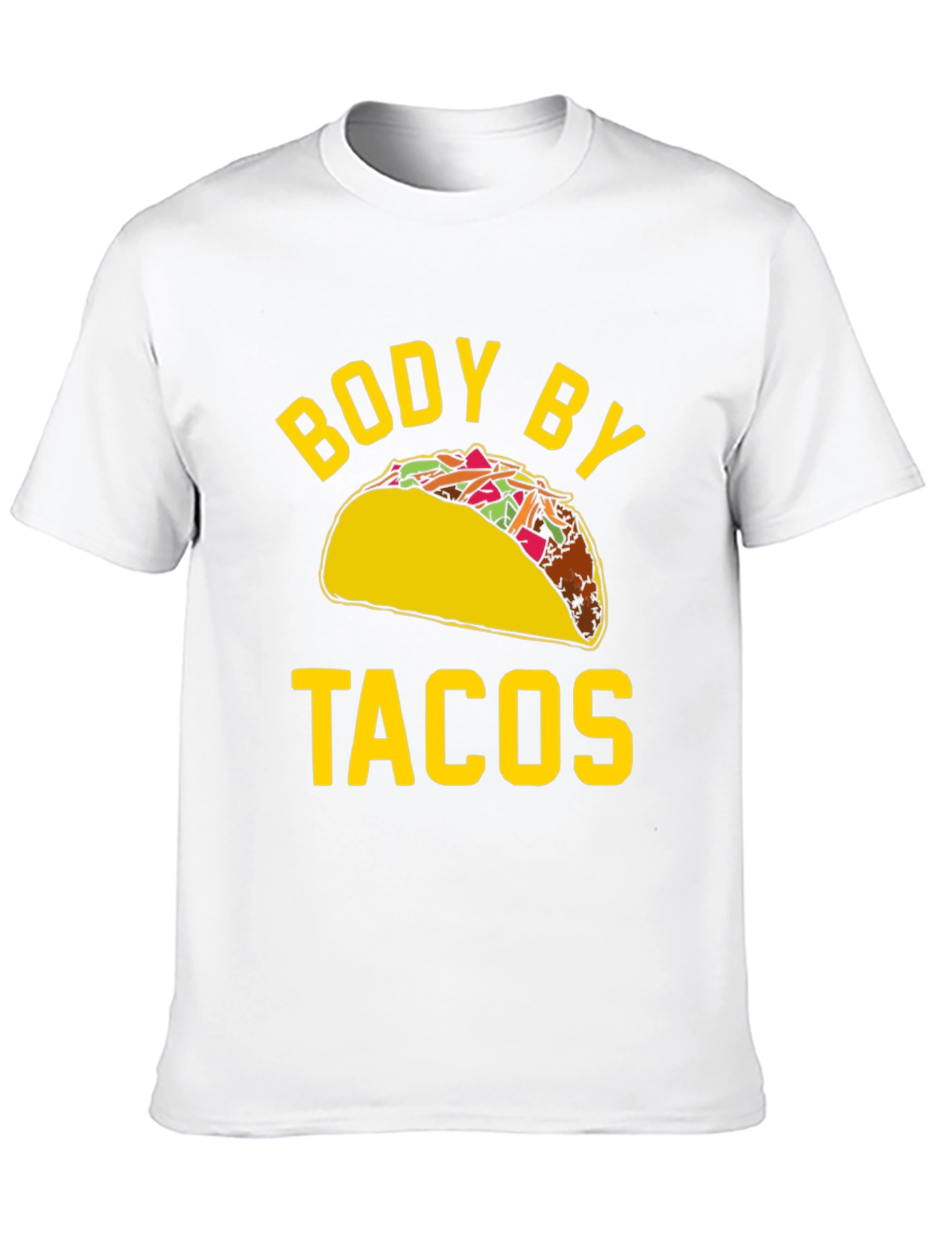 Body By Tacos Graphic Tee - Funny Foodie Shirt