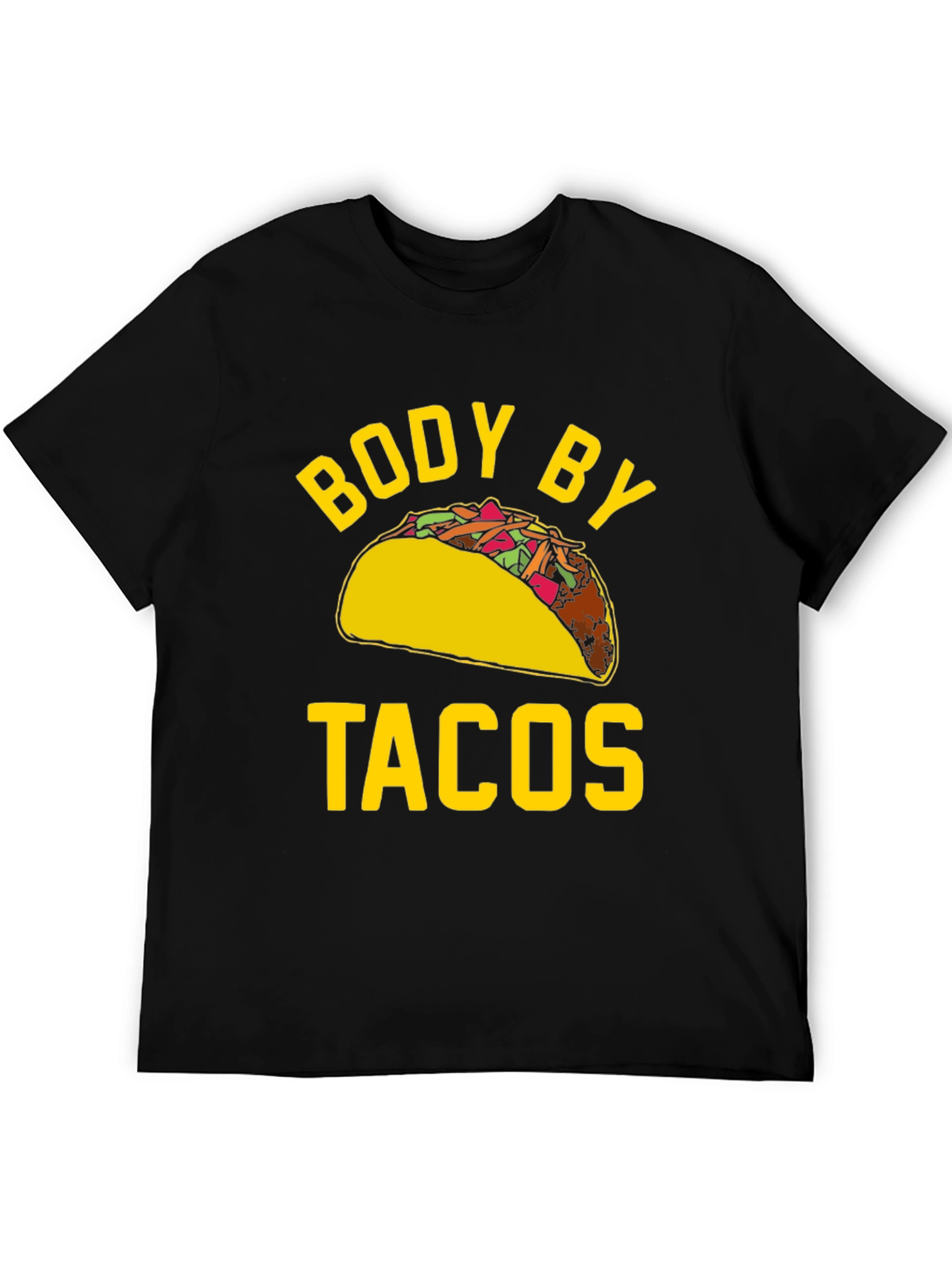 Body By Tacos Graphic Tee - Funny Foodie Shirt