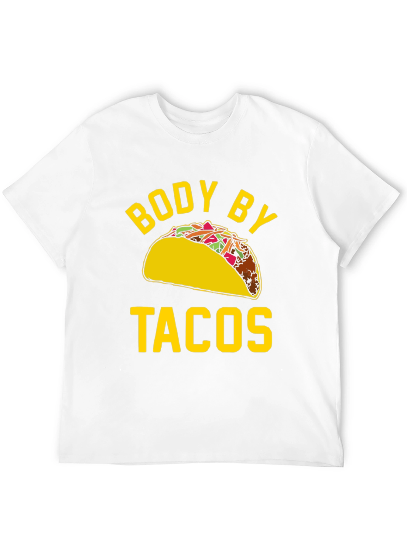 Body By Tacos Graphic Tee - Funny Foodie Shirt