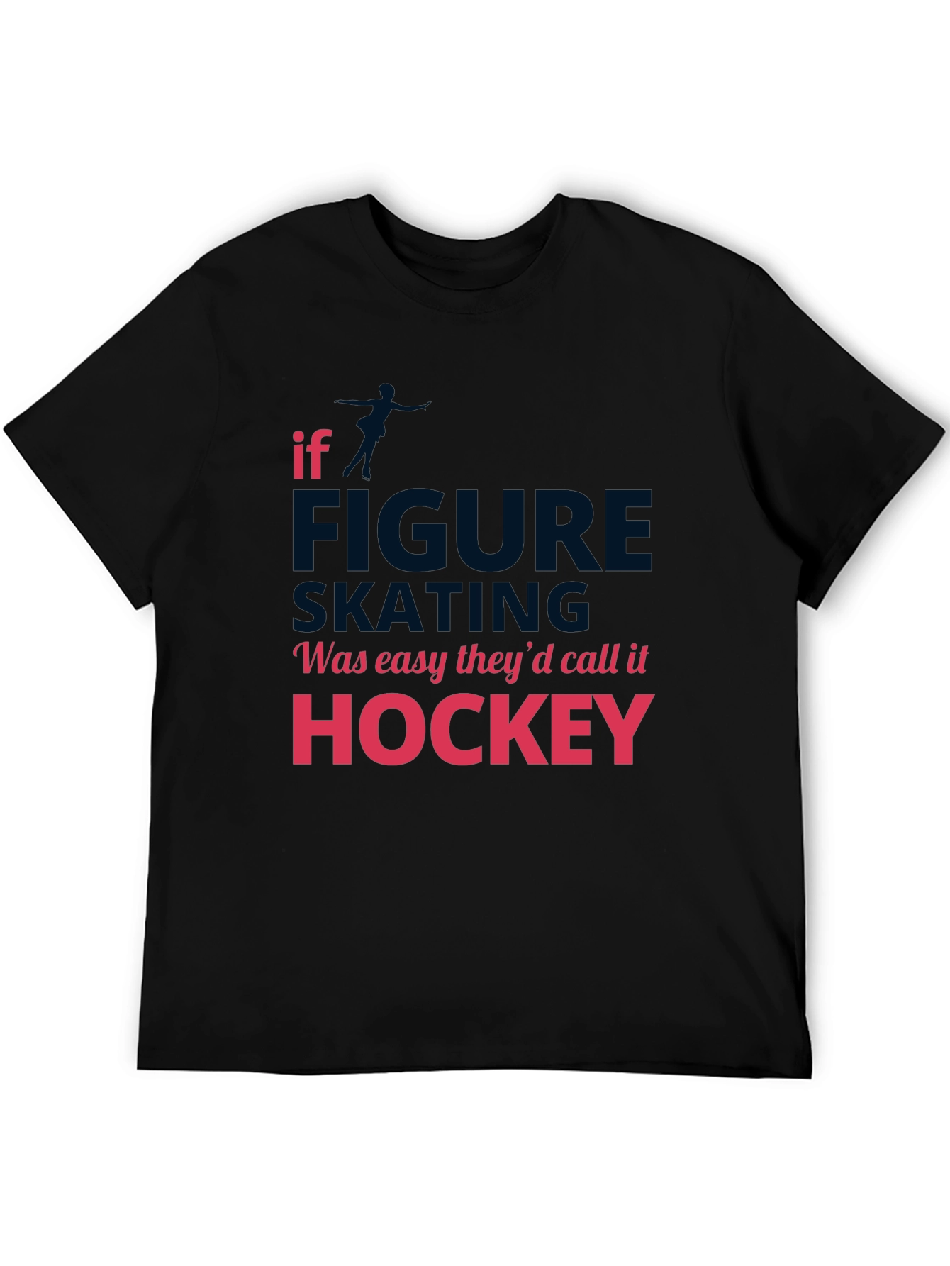 Figure Skating vs Hockey Graphic Tee