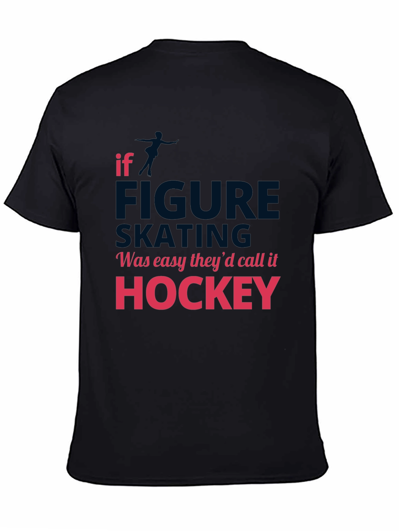 Figure Skating vs Hockey Graphic Tee