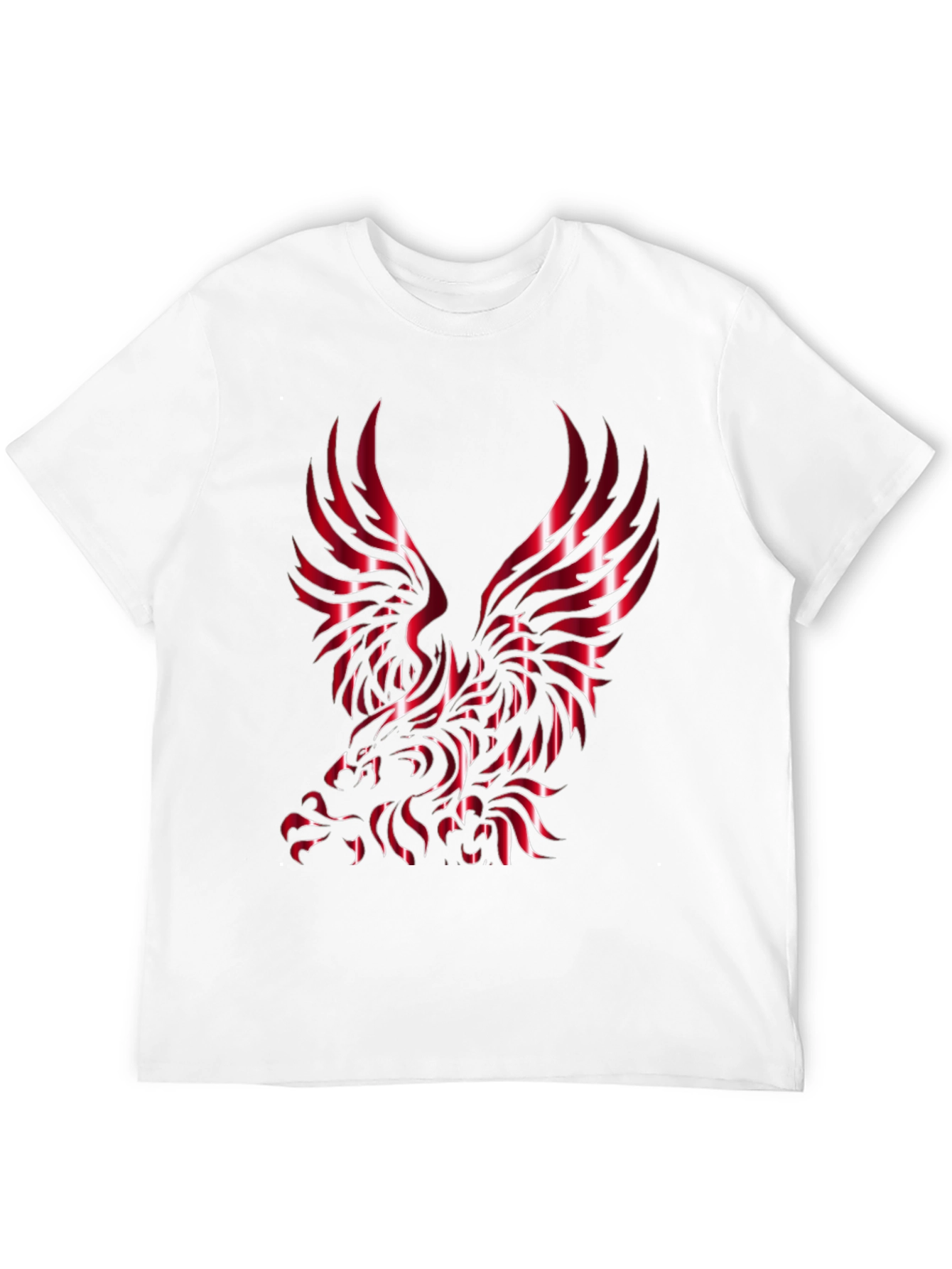 Bold Eagle Graphic Mens Black T-Shirt
