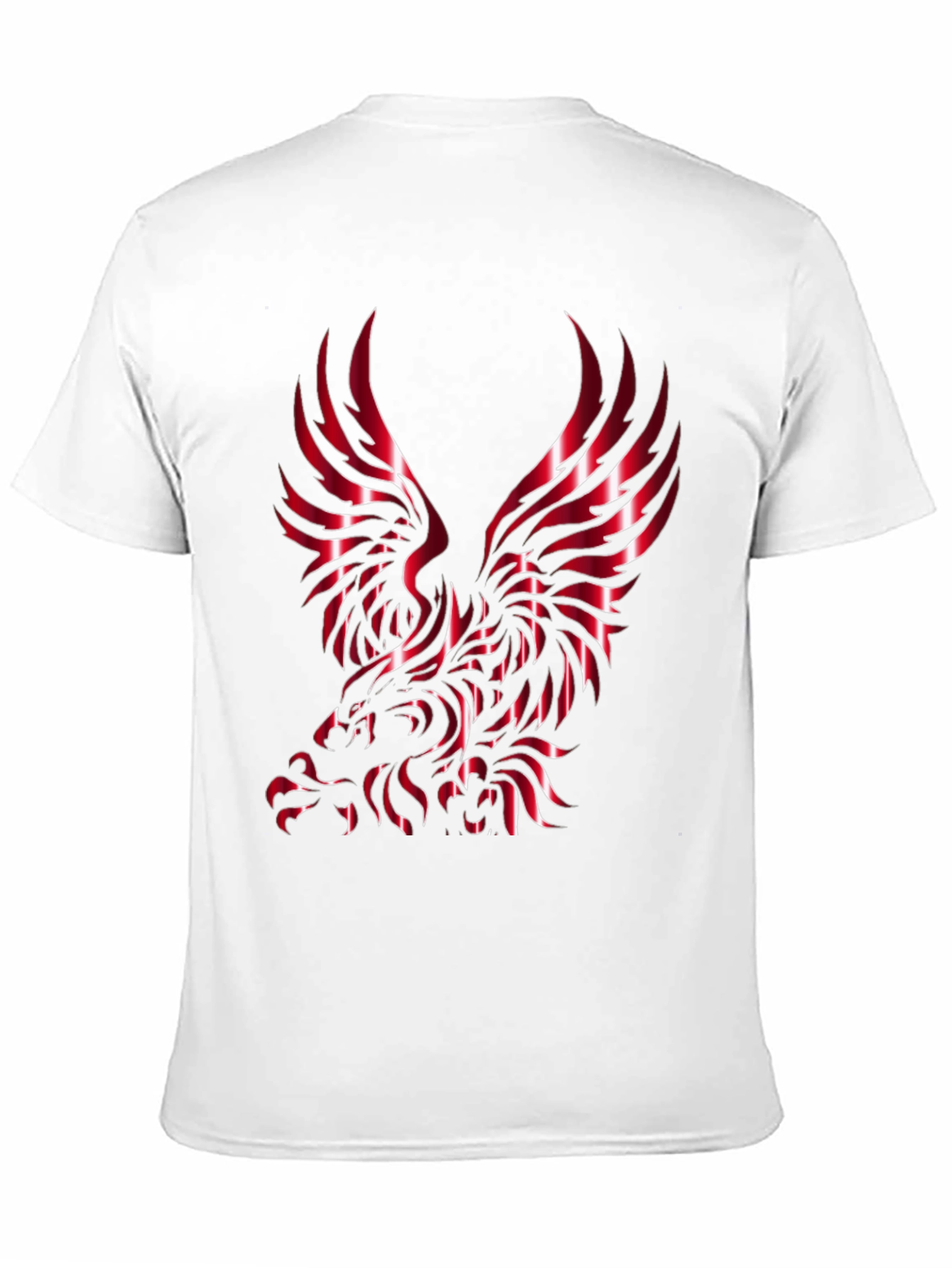 Bold Eagle Graphic Mens Black T-Shirt
