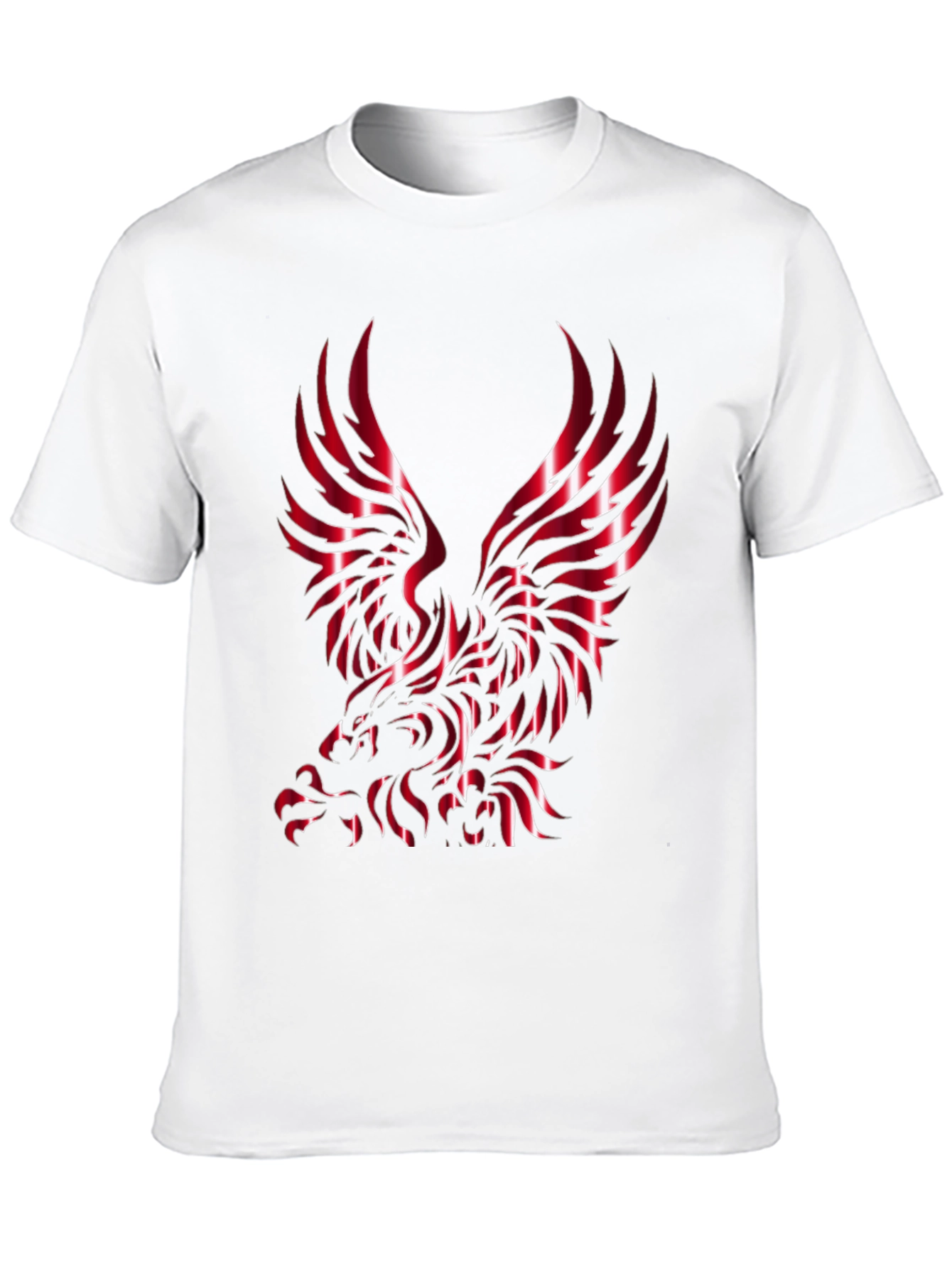 Bold Eagle Graphic Mens Black T-Shirt