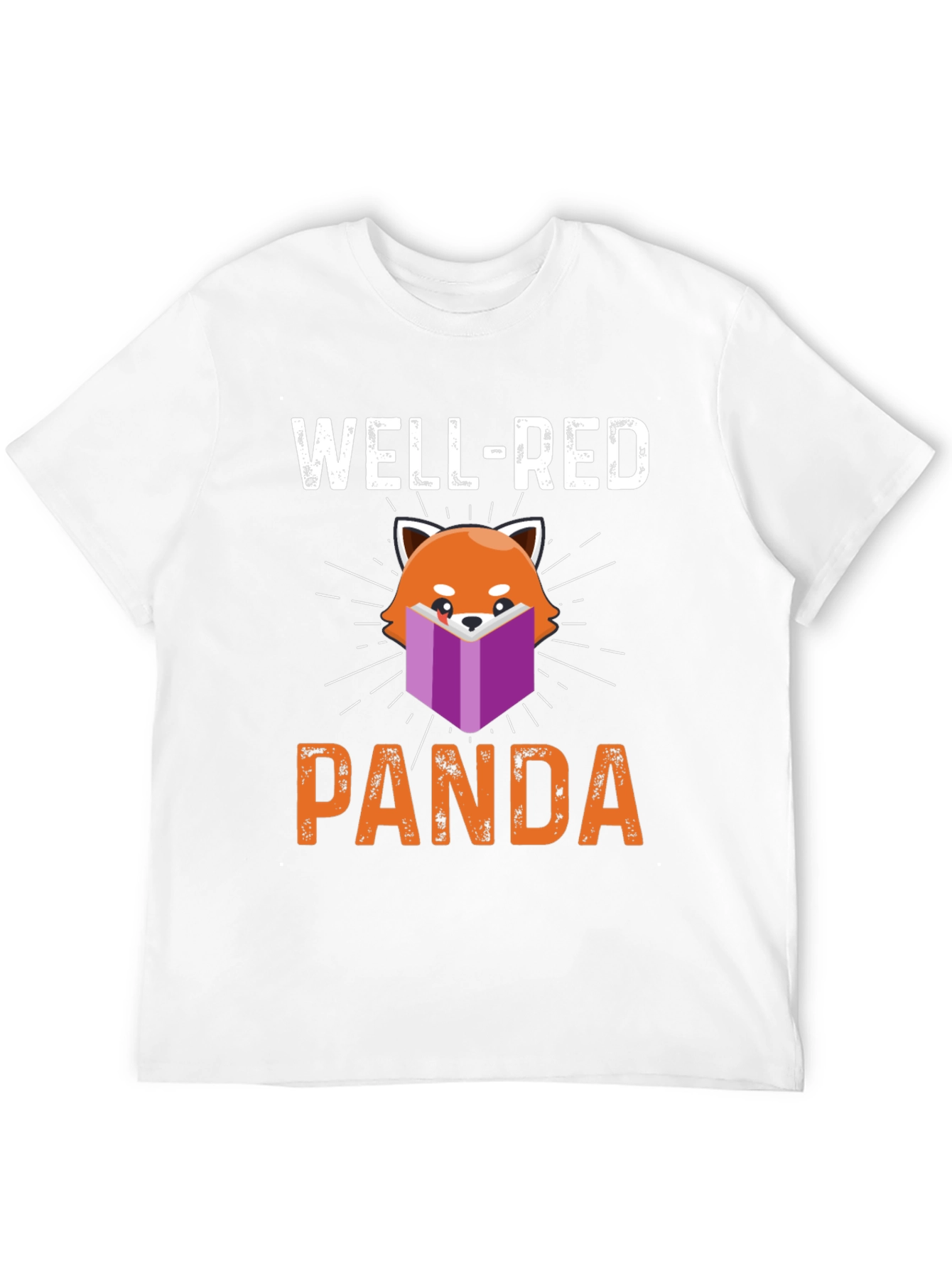 Well-Red Panda T-Shirt - Book Lover Tee