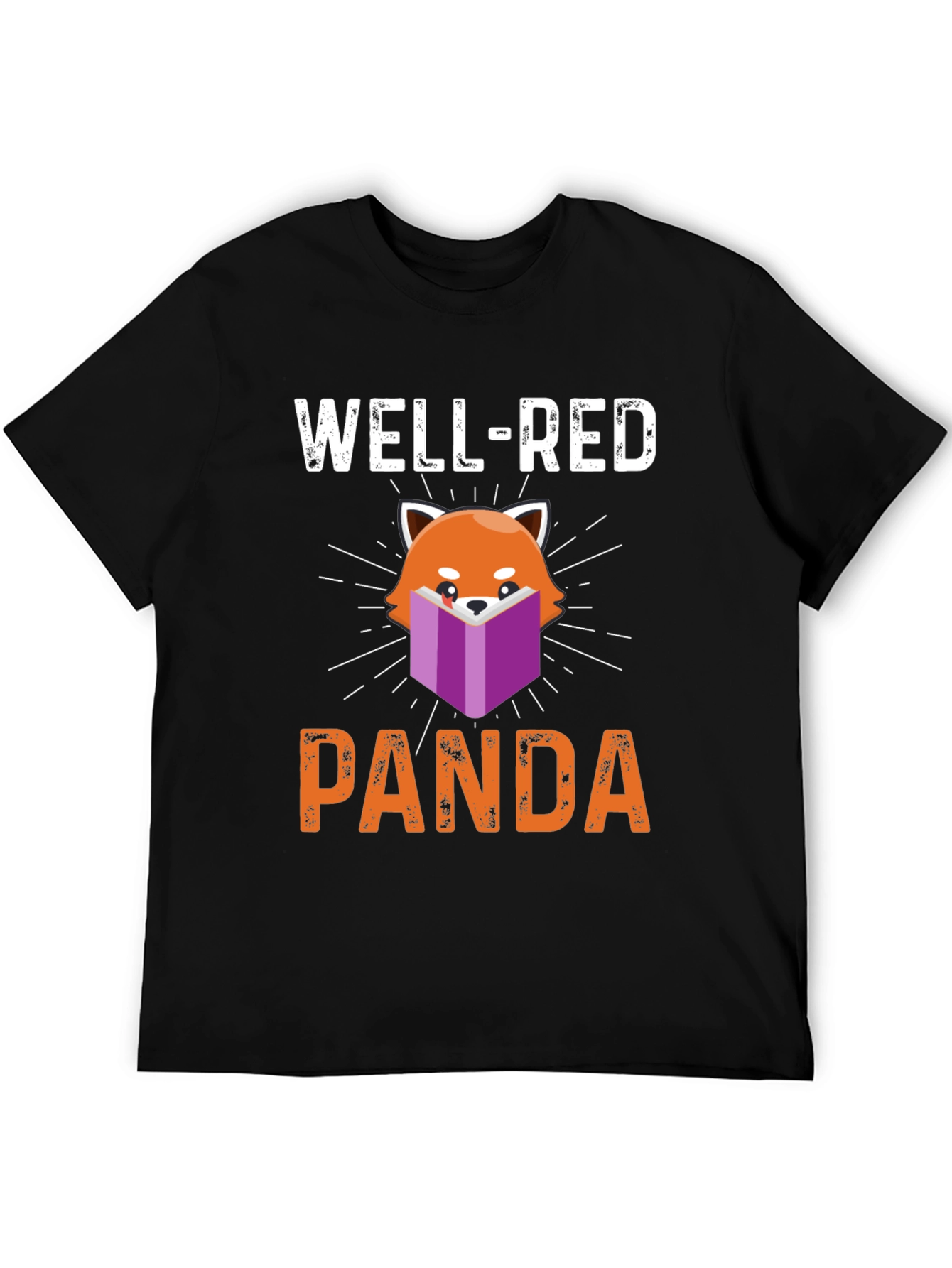 Well-Red Panda T-Shirt - Book Lover Tee