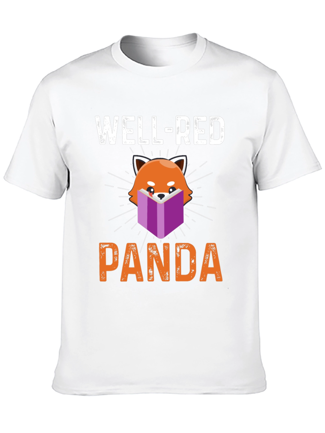 Well-Red Panda T-Shirt - Book Lover Tee