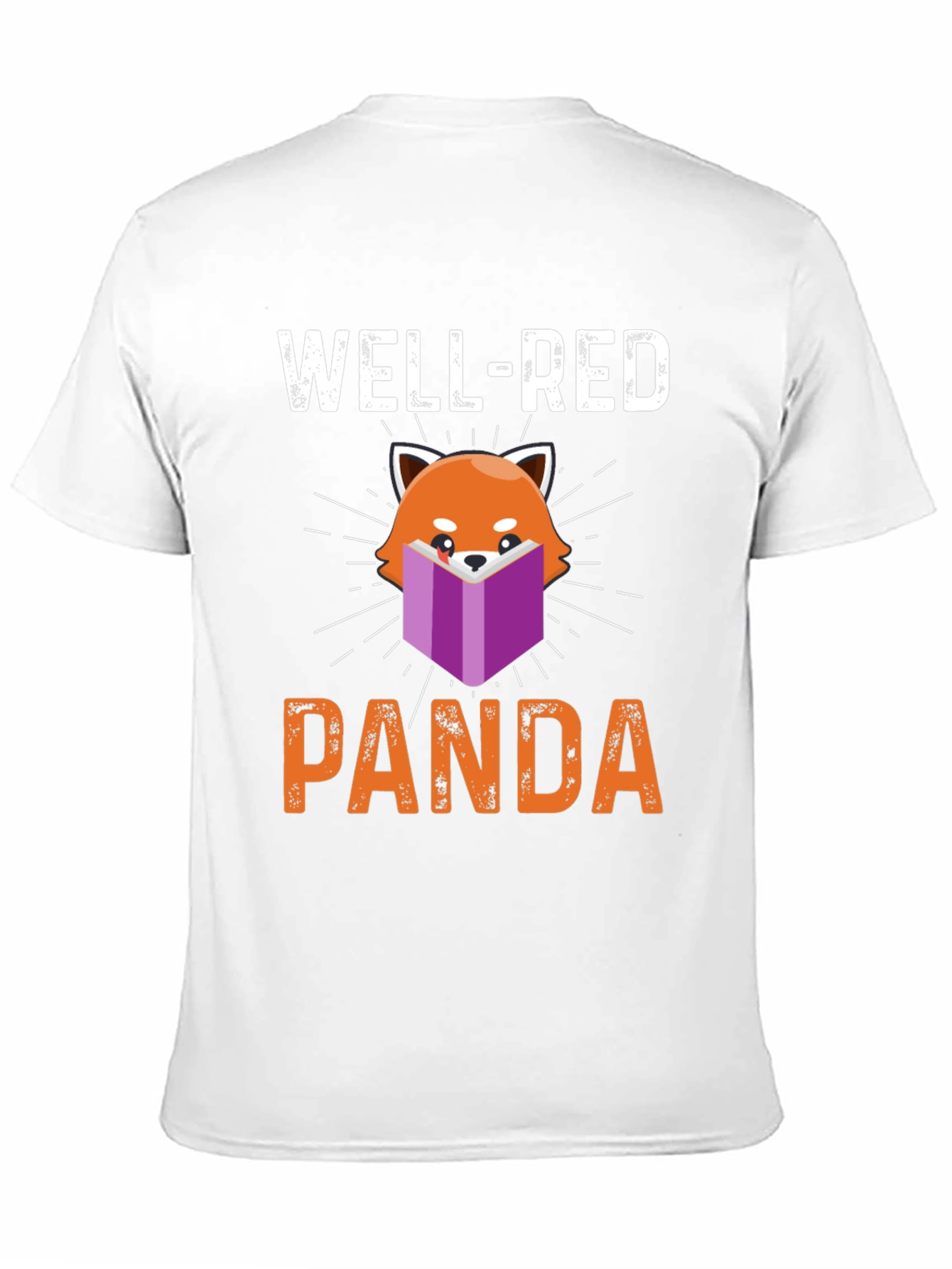 Well-Red Panda T-Shirt - Book Lover Tee