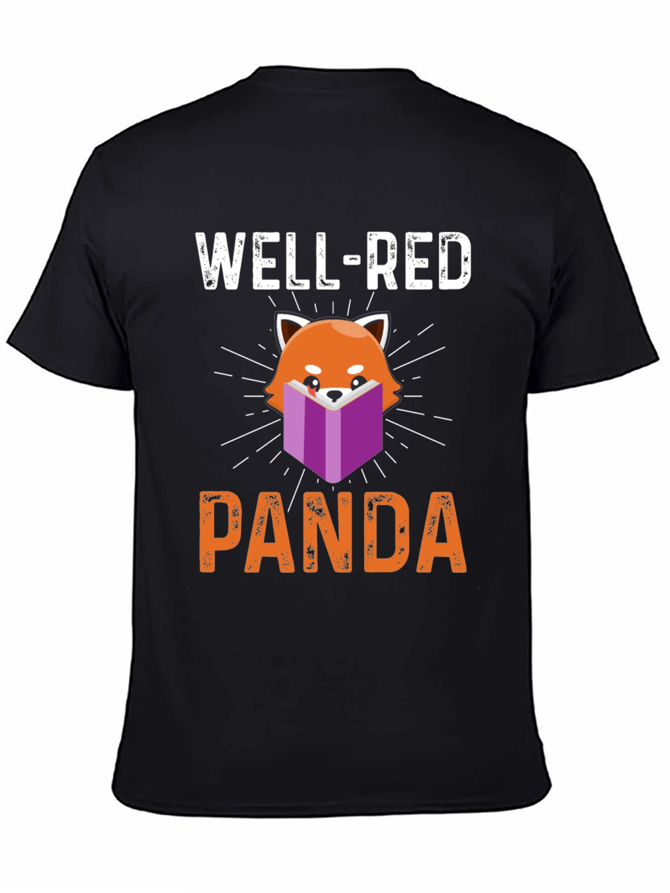 Well-Red Panda T-Shirt - Book Lover Tee