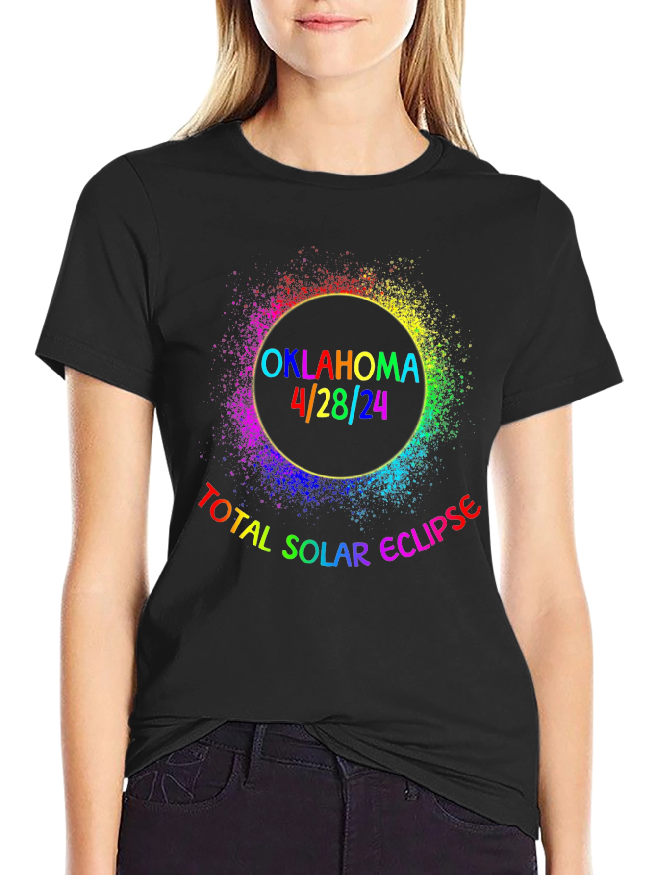 Oklahoma Total Solar Eclipse 4/28/24 T-Shirt
