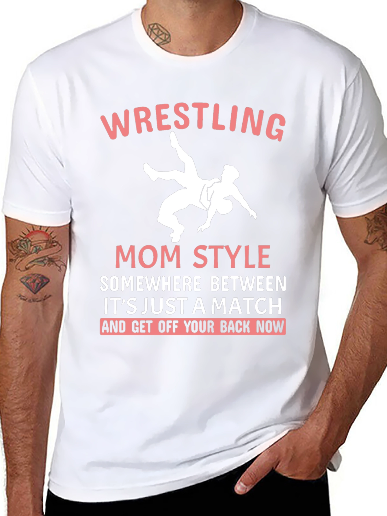 Wrestling Mom Style Graphic Tee