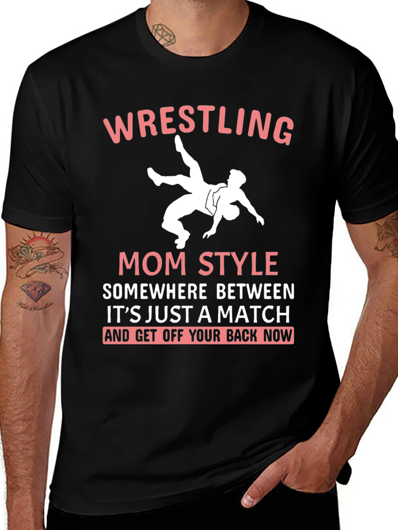 Wrestling Mom Style Graphic Tee