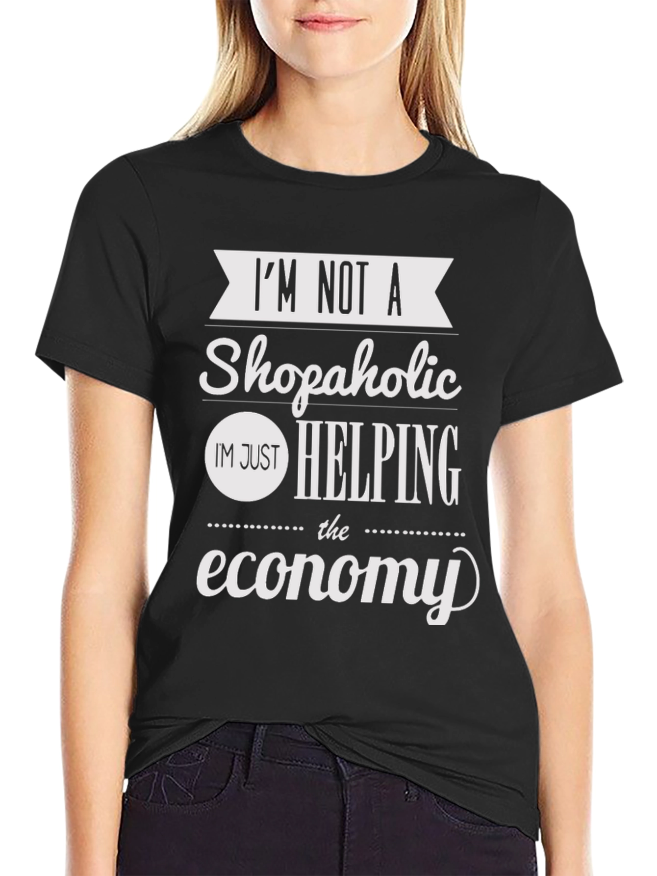 Funny Shopaholic Helping The Economy T-Shirt