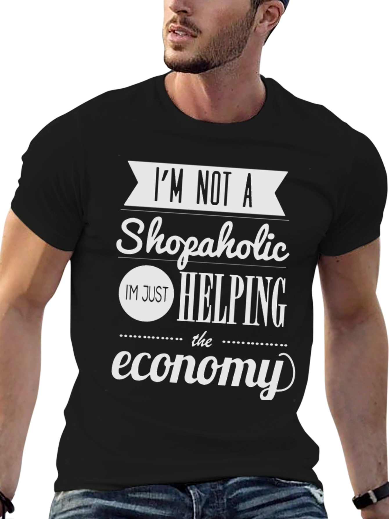 Funny Shopaholic Helping The Economy T-Shirt