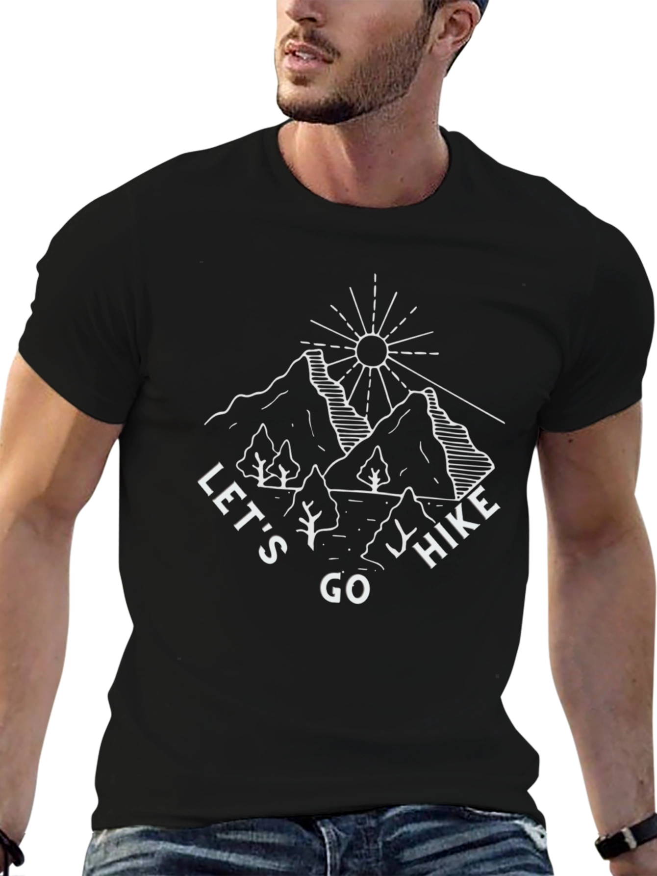Lets Go Hike Graphic T-Shirt