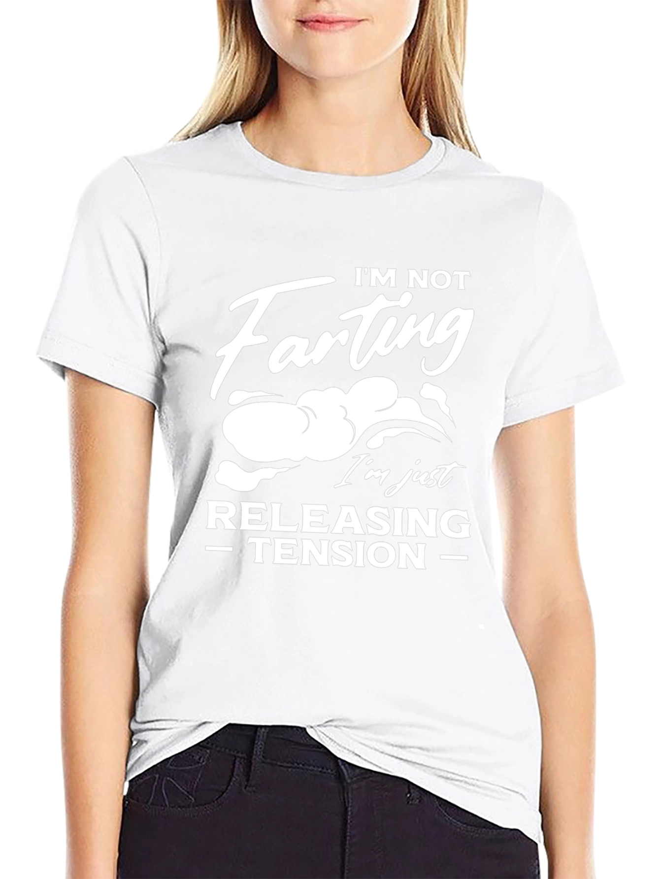Im Not Farting T-Shirt: Releasing Tension Graphic Tee