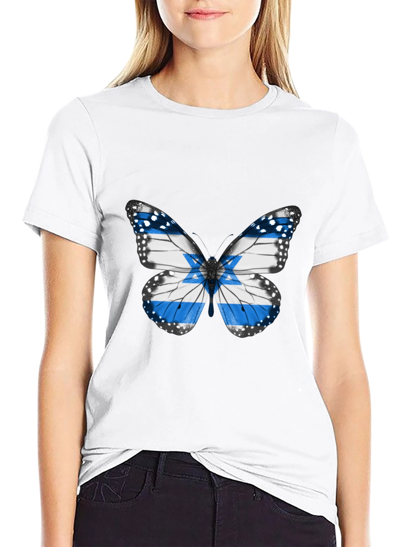 Butterfly Flag T-Shirt - Stylish Casual Wear