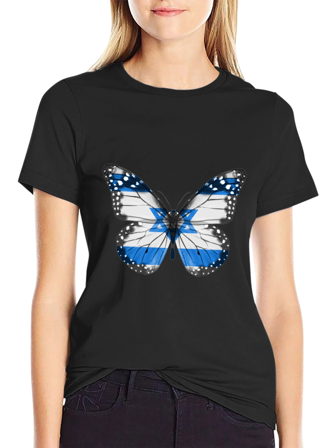 Butterfly Flag T-Shirt - Stylish Casual Wear