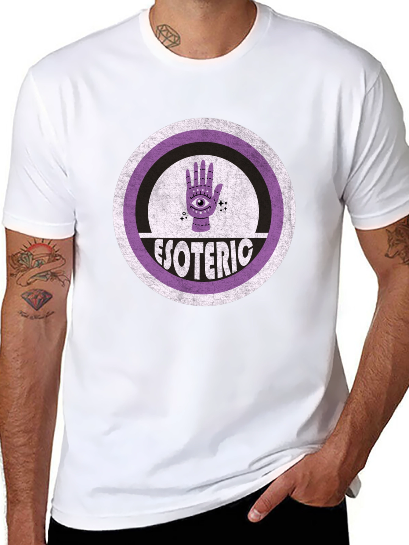 Esoteric Third Eye Graphic T-Shirt - Black