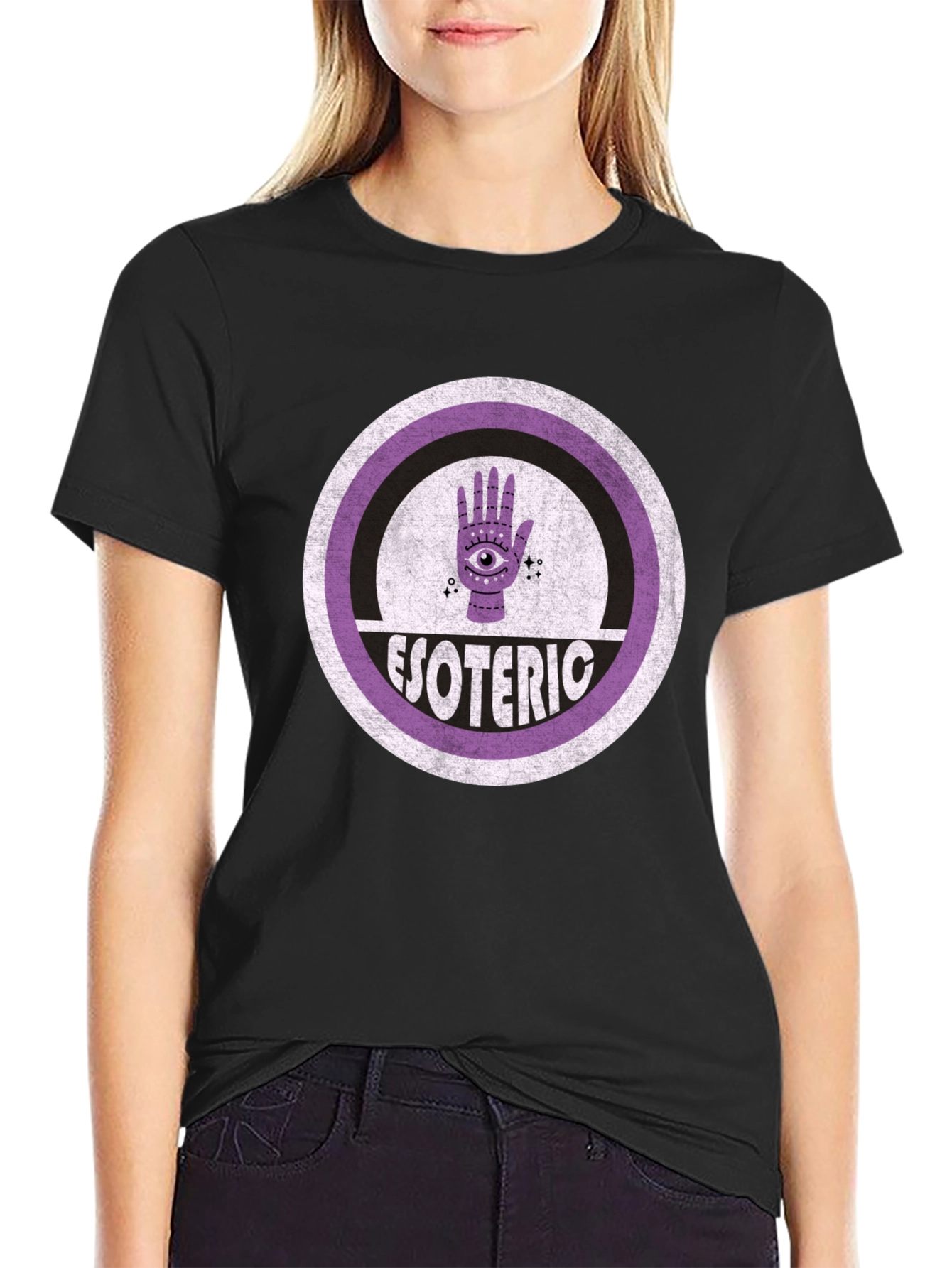 Esoteric Third Eye Graphic T-Shirt - Black