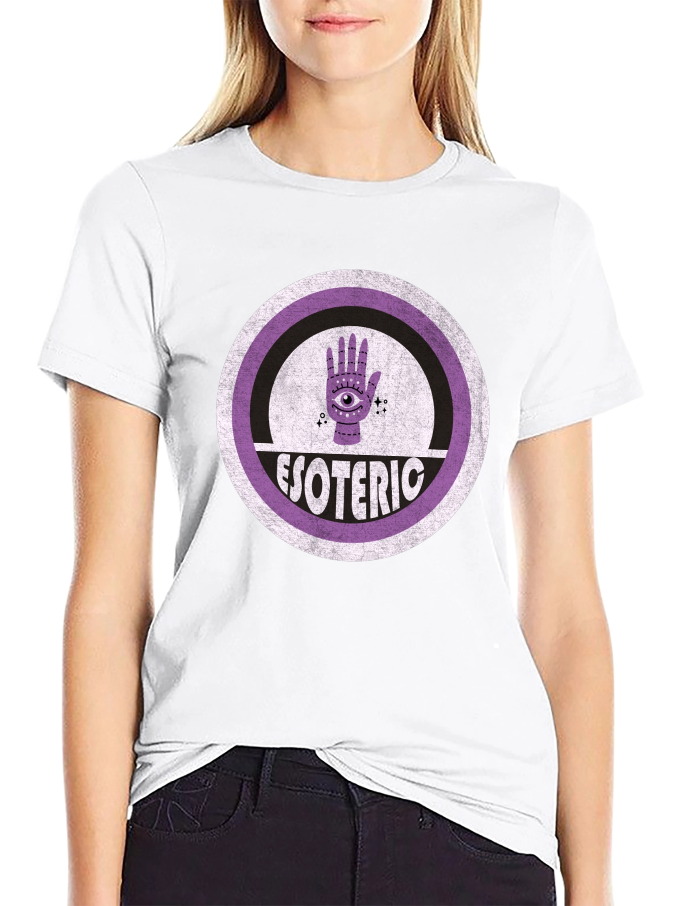 Esoteric Third Eye Graphic T-Shirt - Black