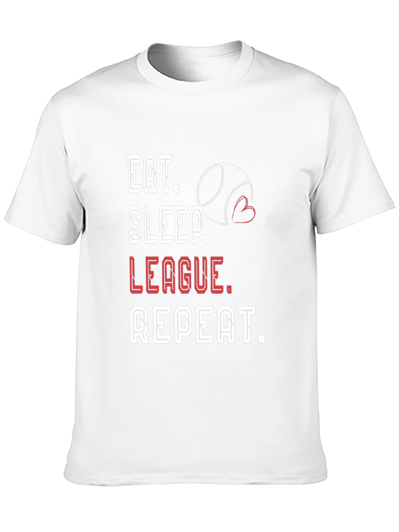 Eat Sleep League Repeat T-Shirt