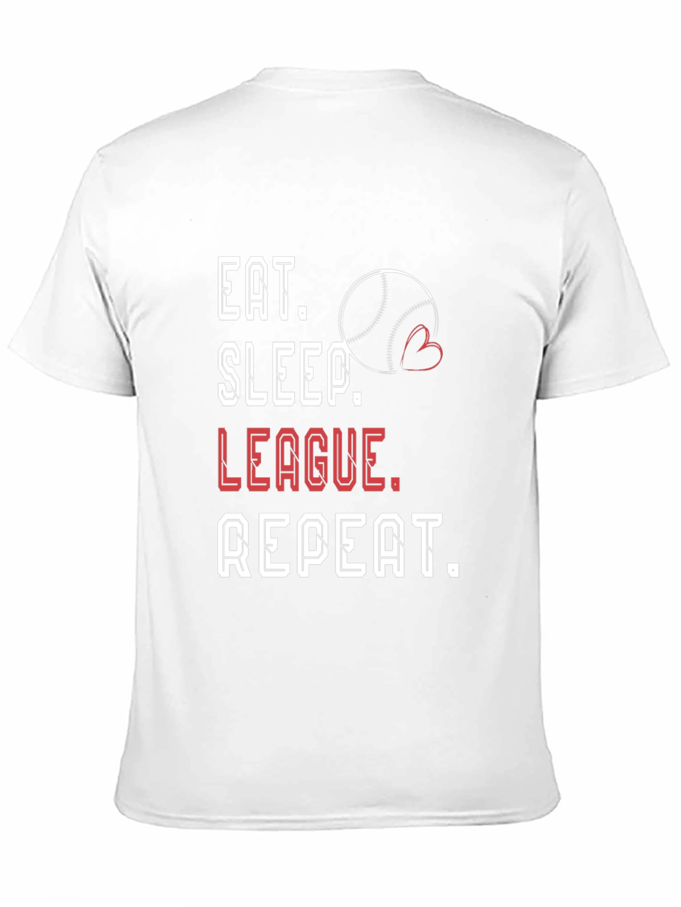 Eat Sleep League Repeat T-Shirt