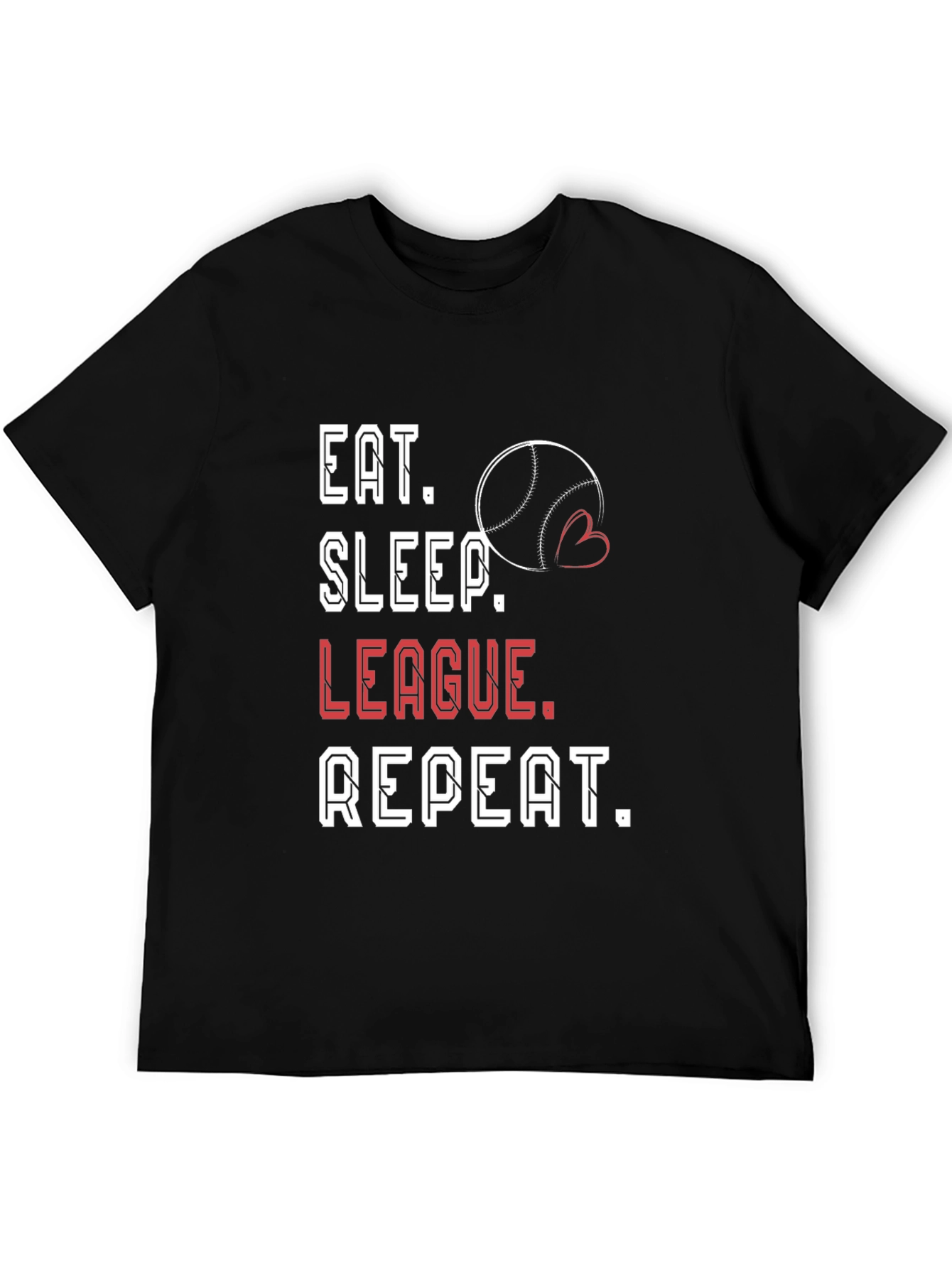 Eat Sleep League Repeat T-Shirt