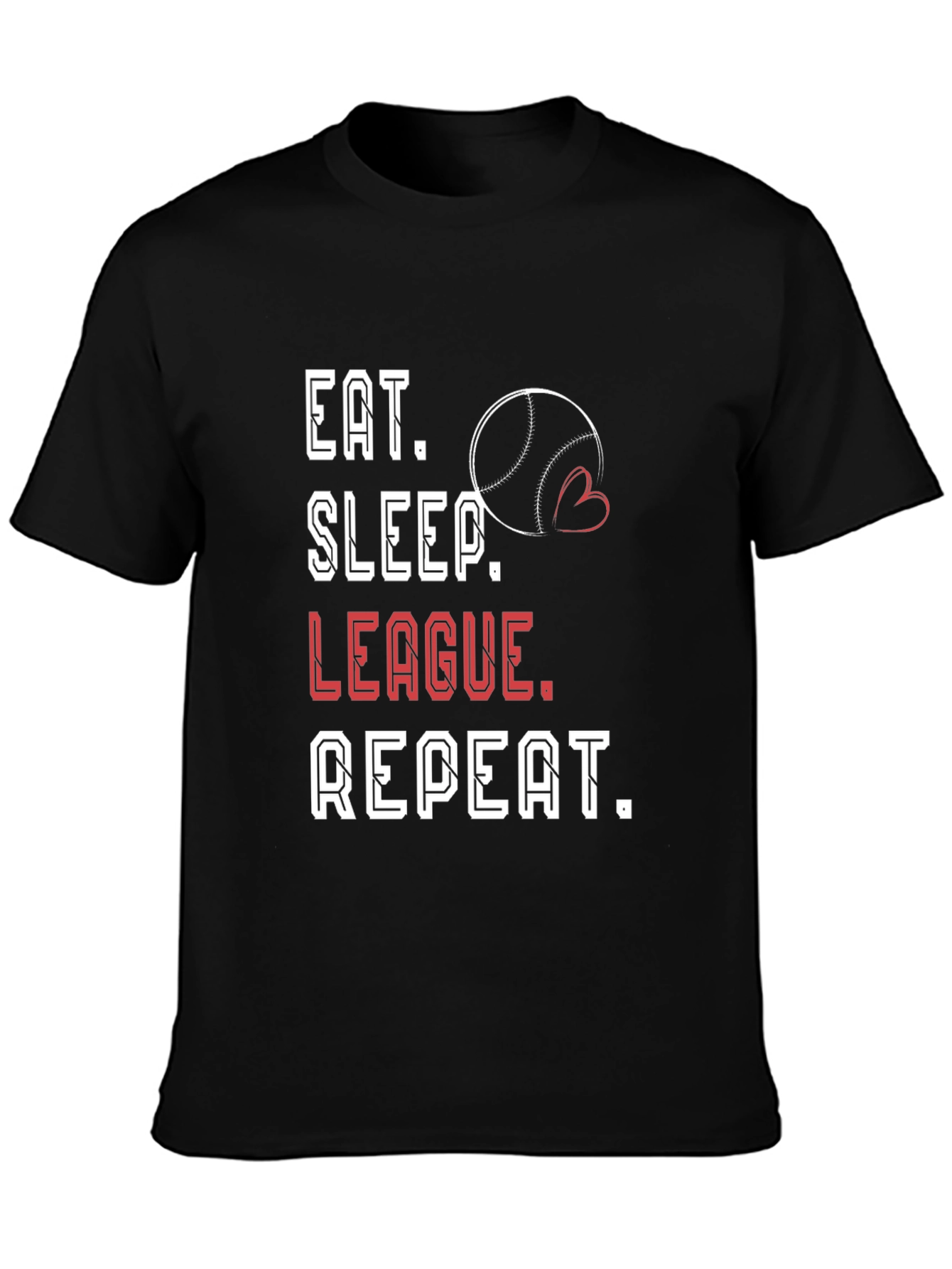 Eat Sleep League Repeat T-Shirt