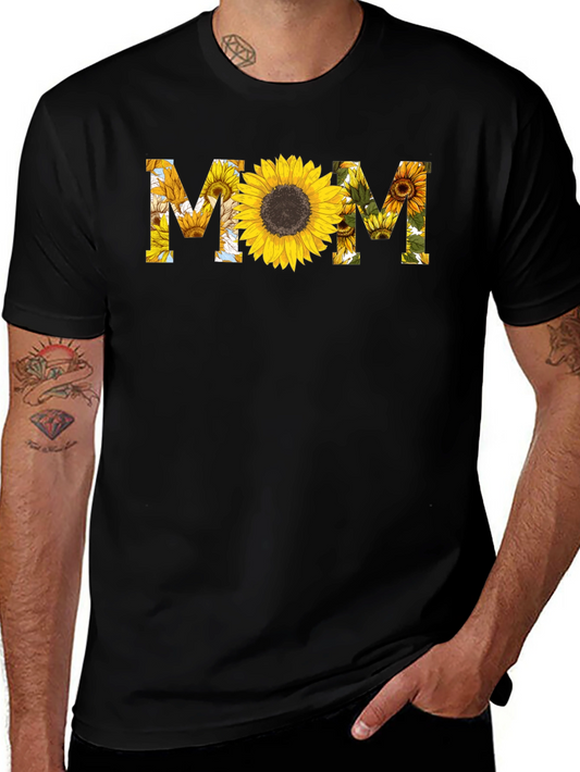 Sunflower MOM Graphic T-Shirt - Stylish & Comfortable!