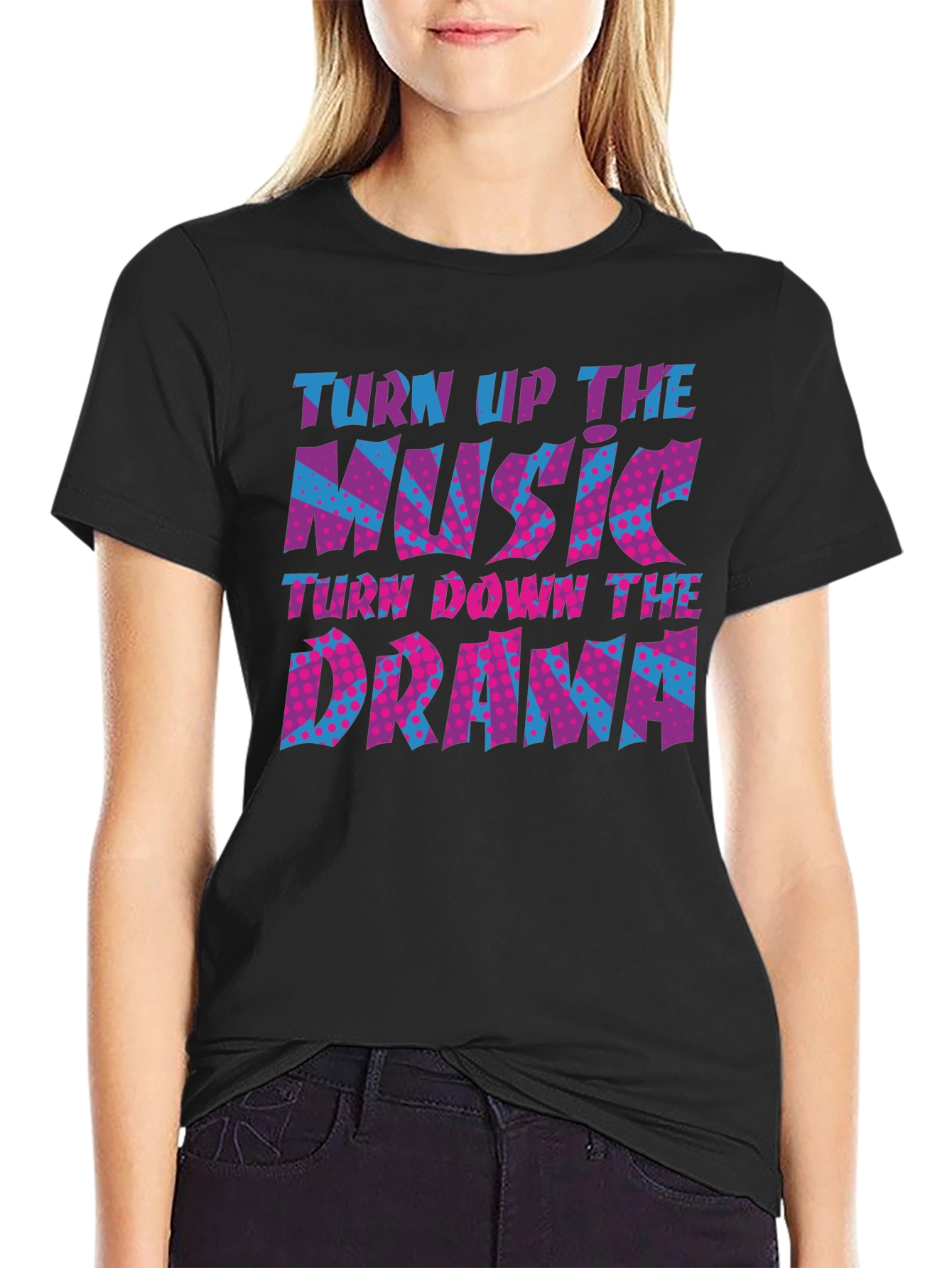 Turn Up the Music Graphic Tee