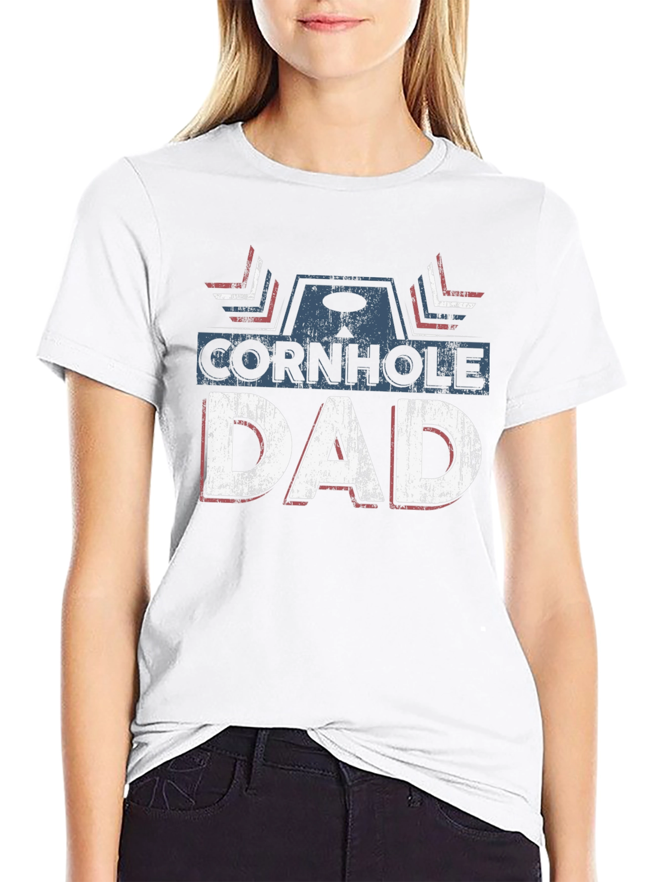 Cornhole Dad Graphic T-Shirt