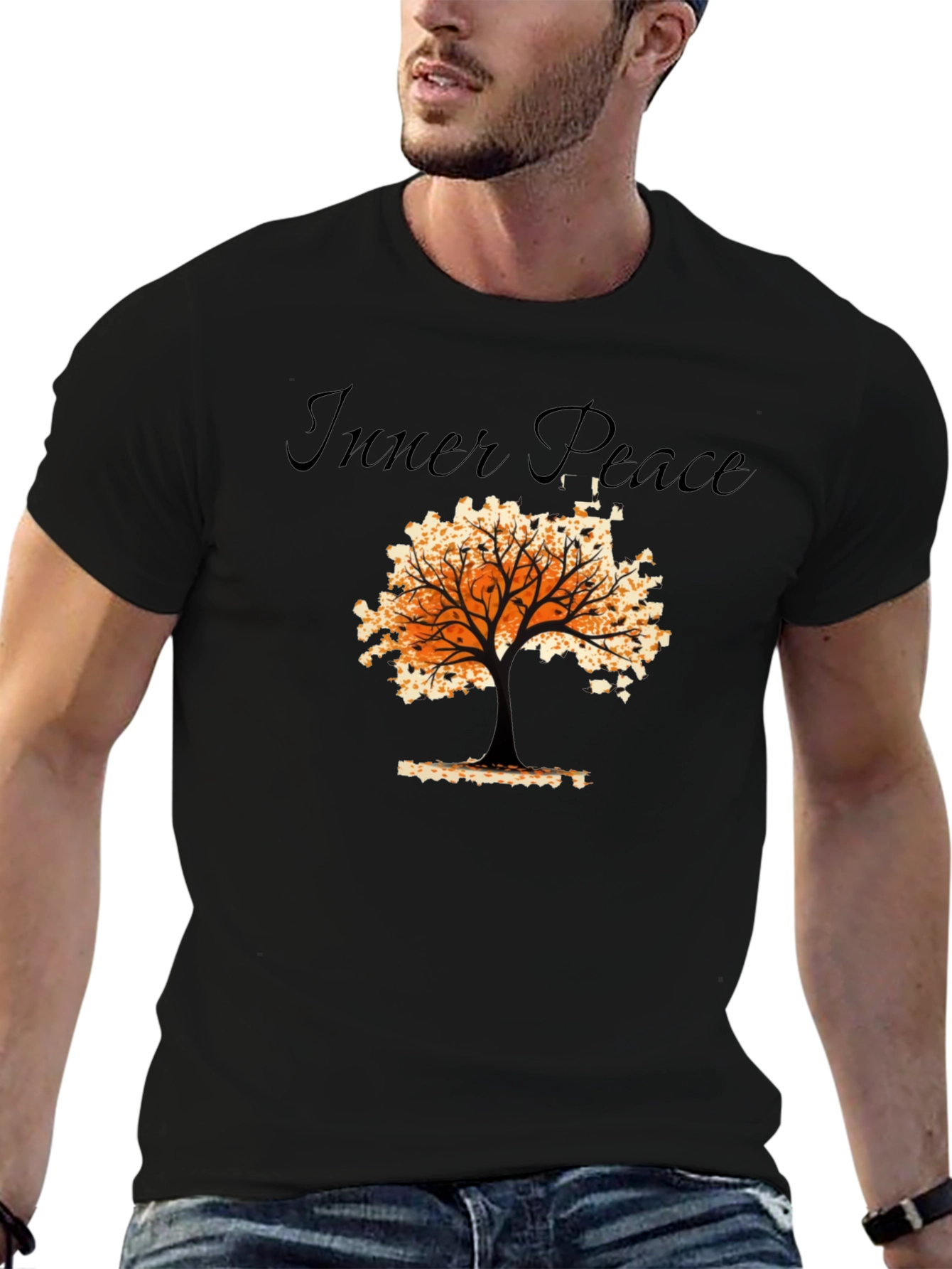 Inner Peace Tree Graphic T-Shirt