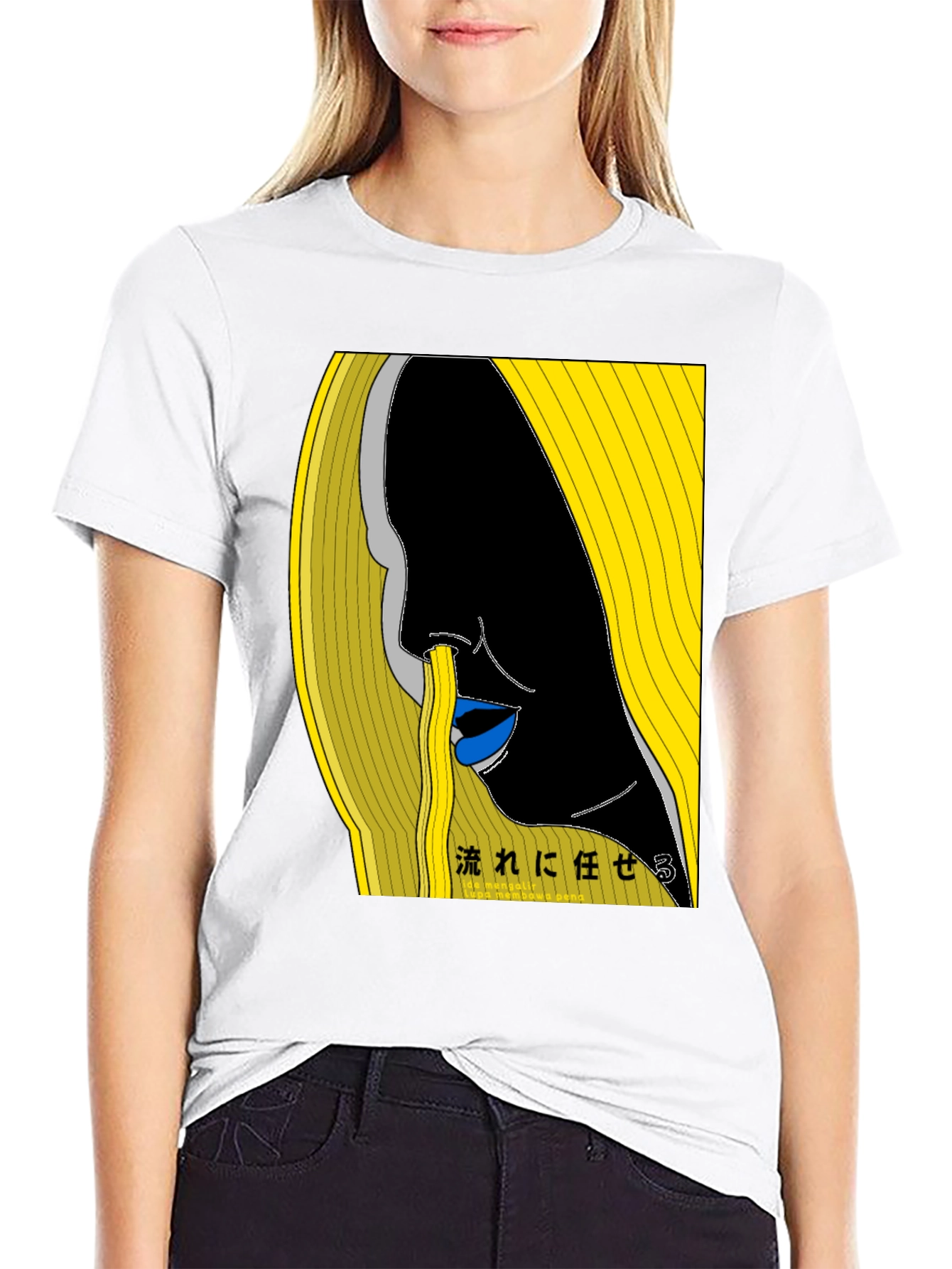 Abstract Graphic Print Tee
