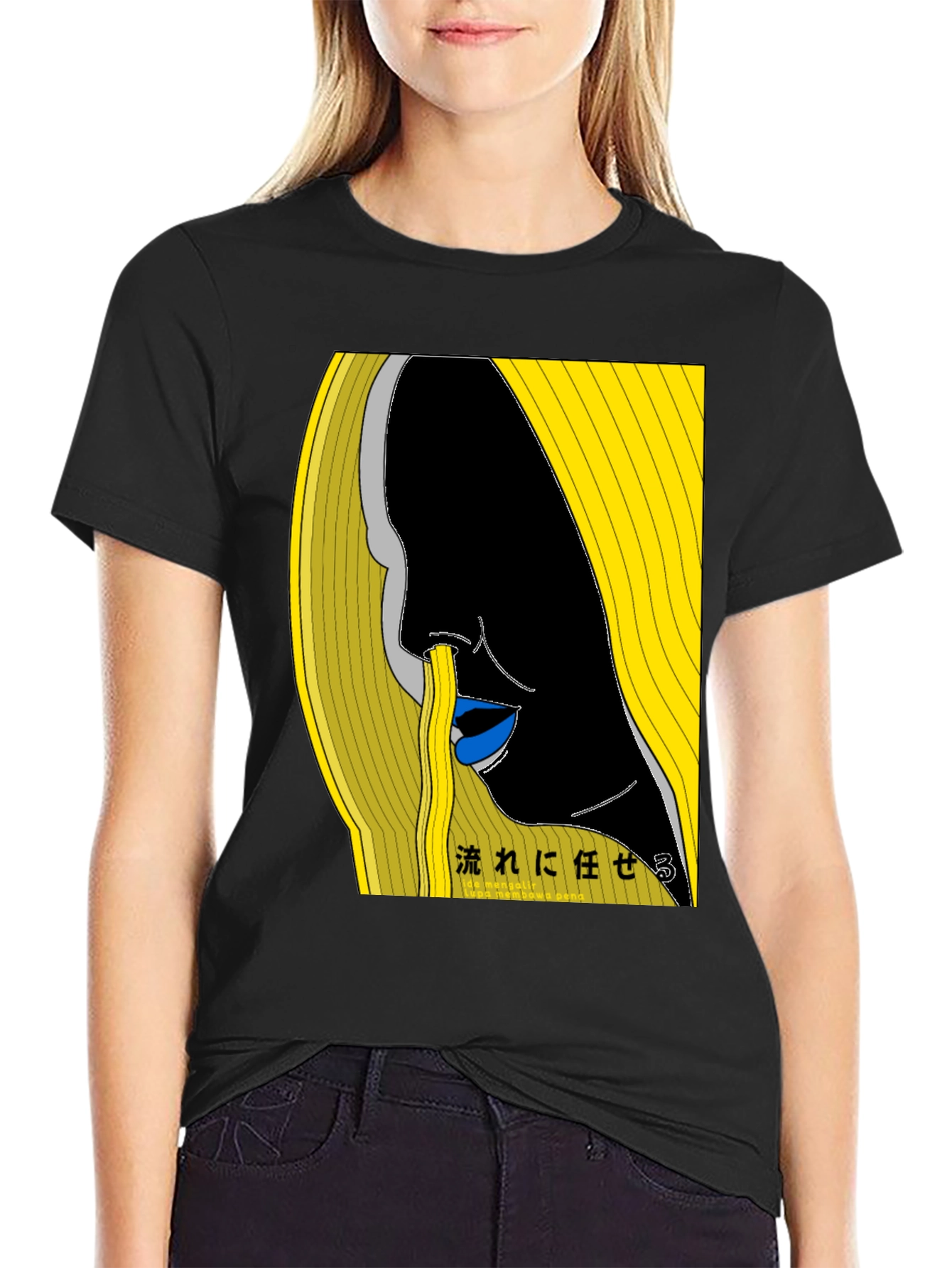 Abstract Graphic Print Tee