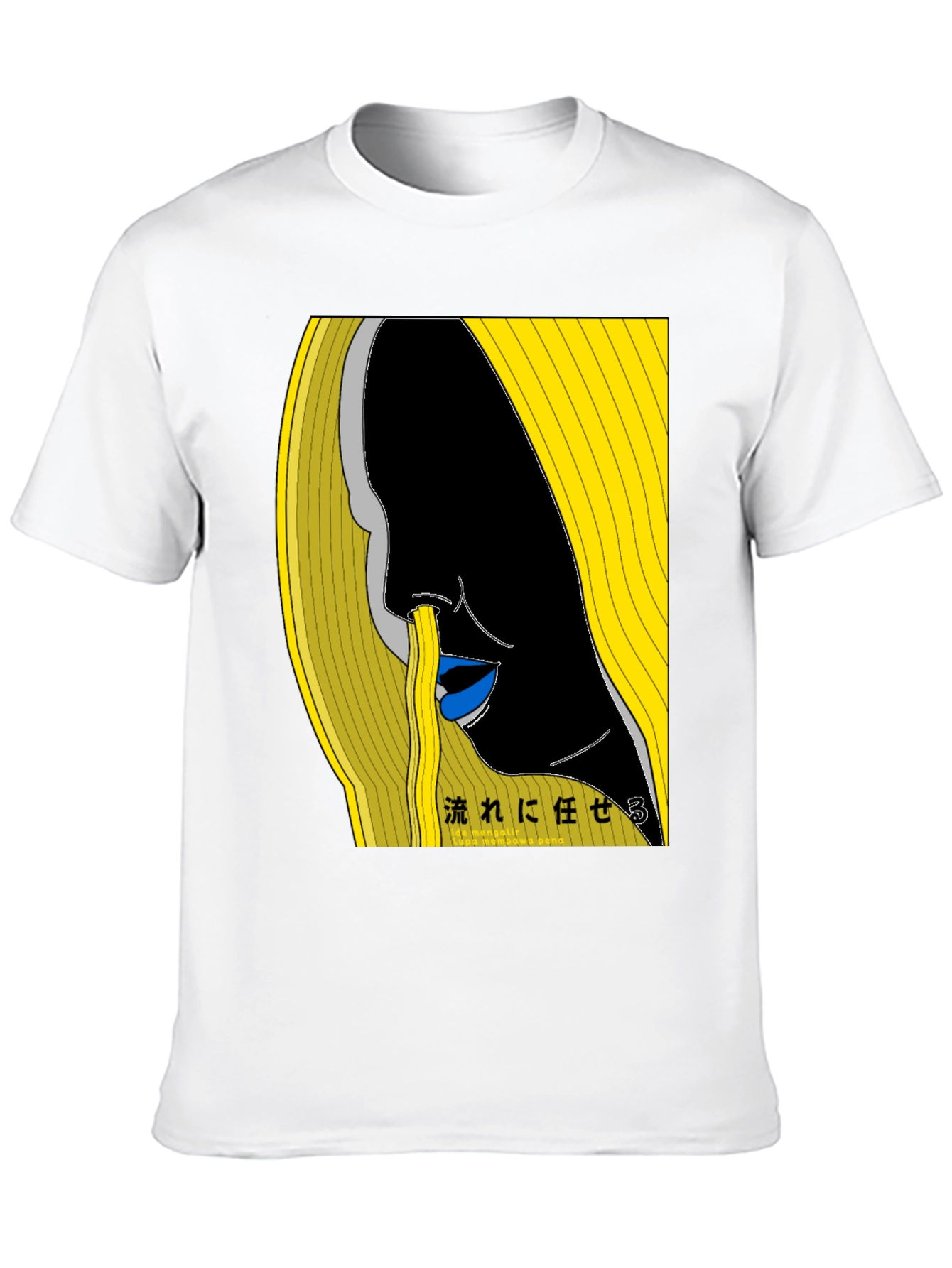 Abstract Graphic Print Tee