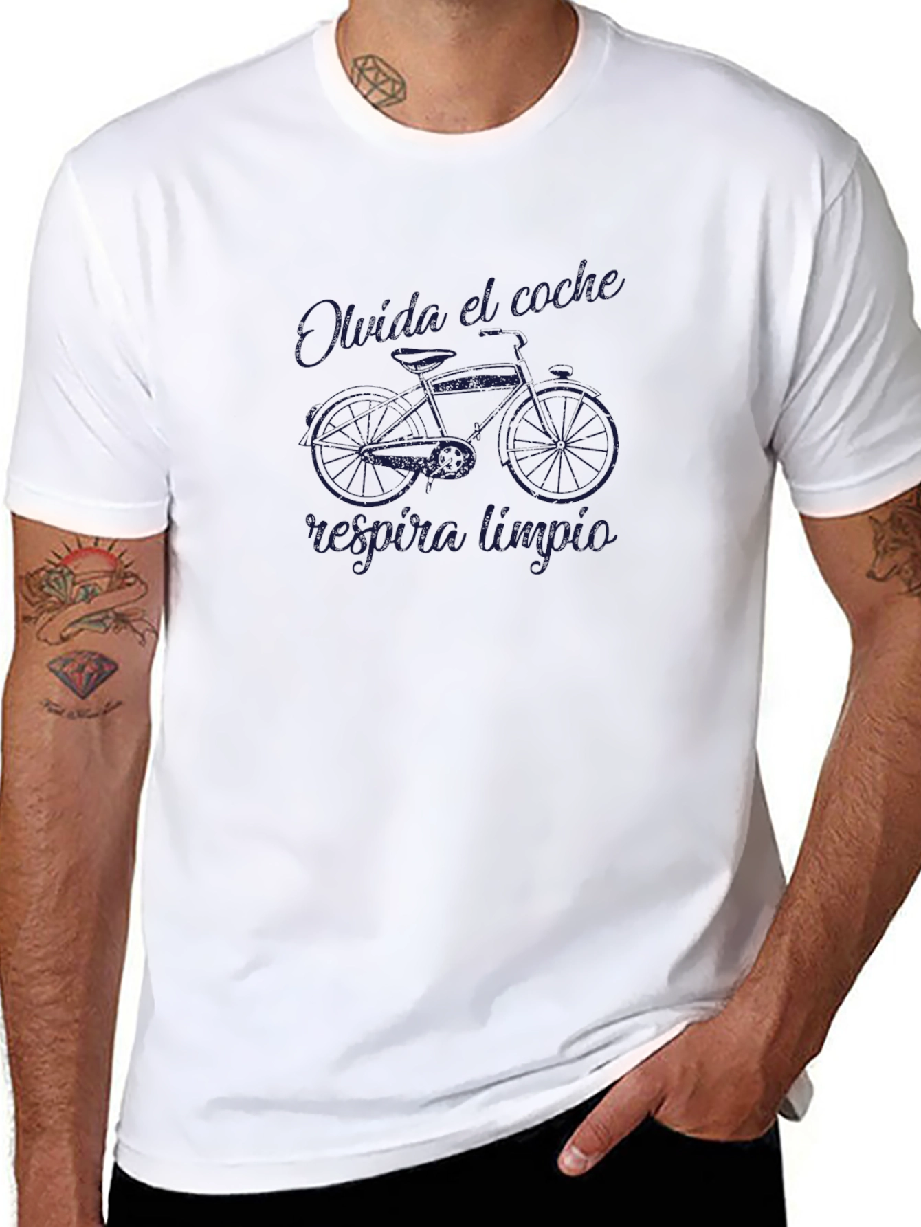 Olvidate Del Coche Mens Tee