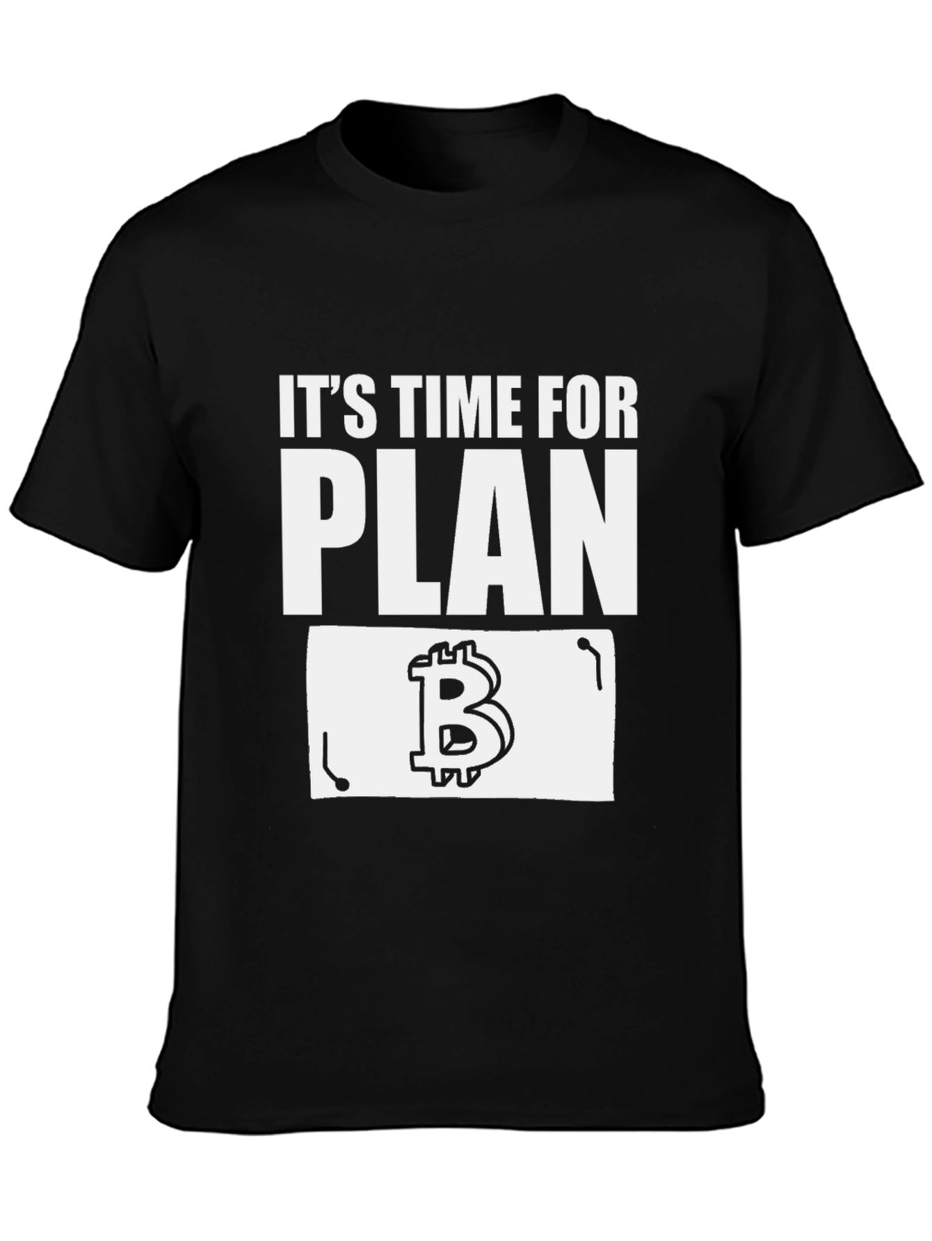 Bitcoin Plan B Black T-Shirt