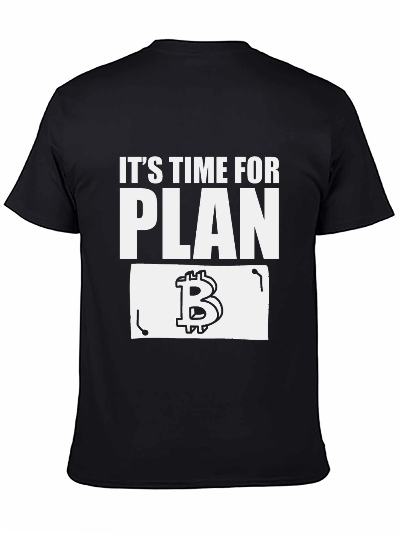 Bitcoin Plan B Black T-Shirt