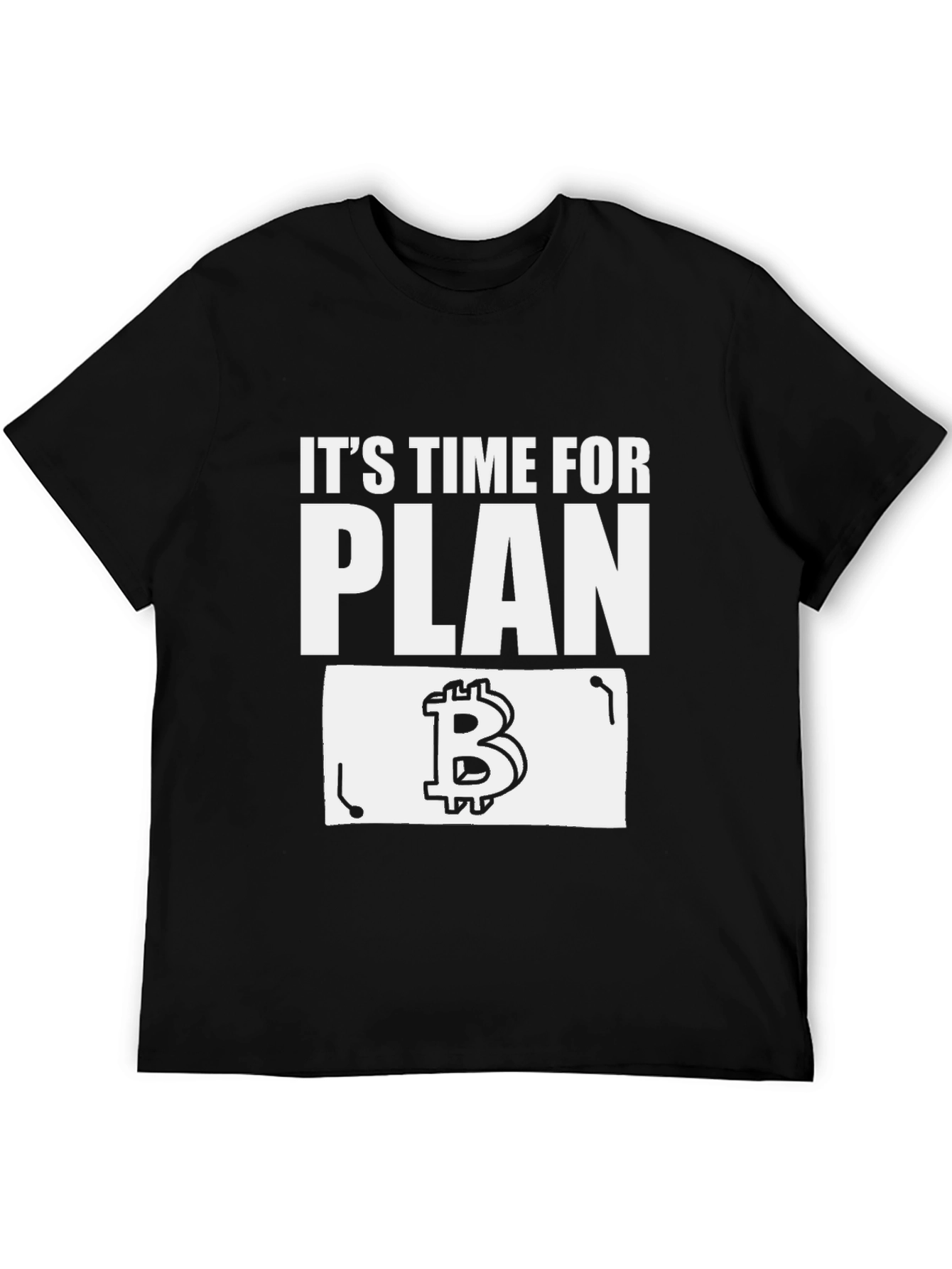 Bitcoin Plan B Black T-Shirt