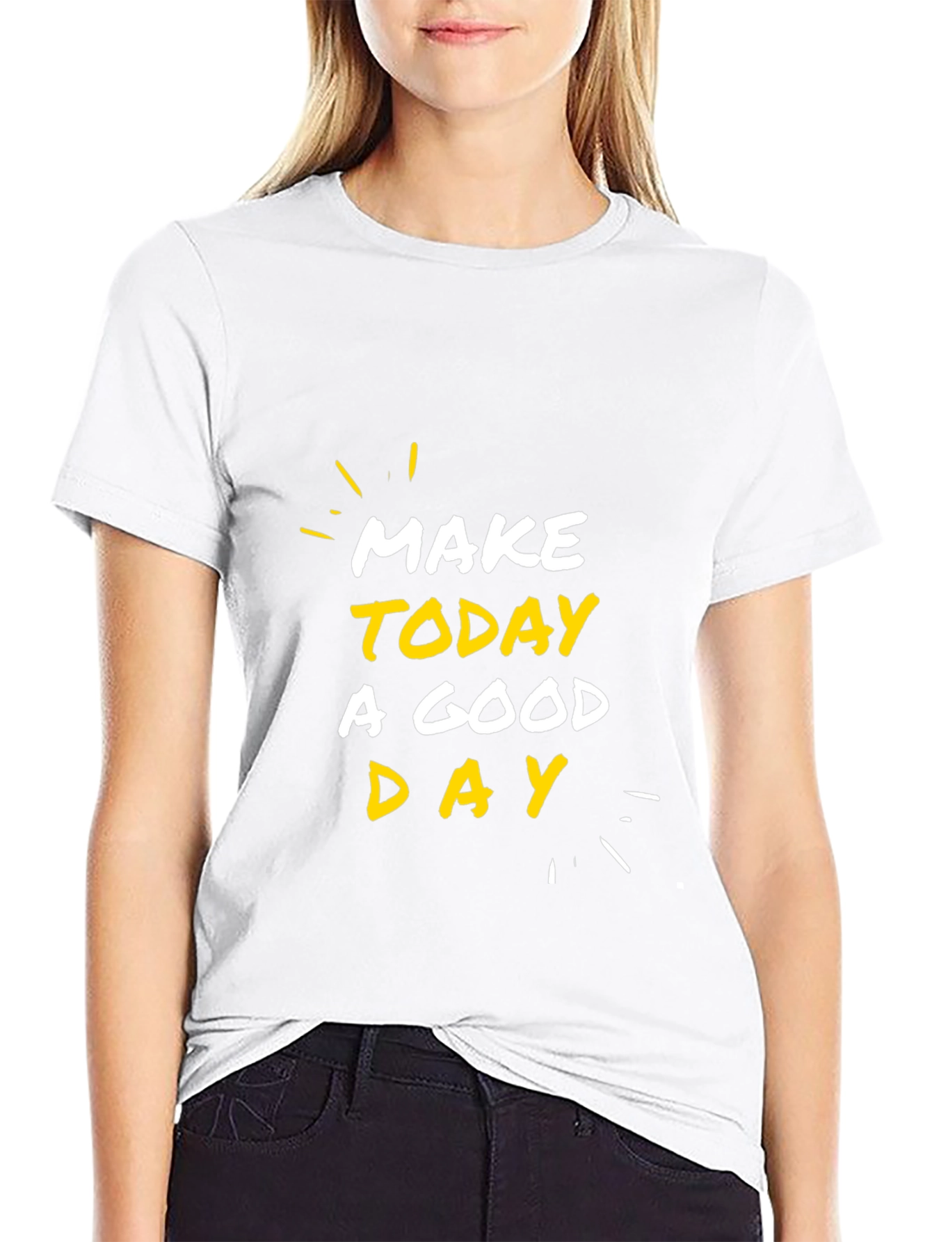 Make Today a Good Day T-Shirt - Black