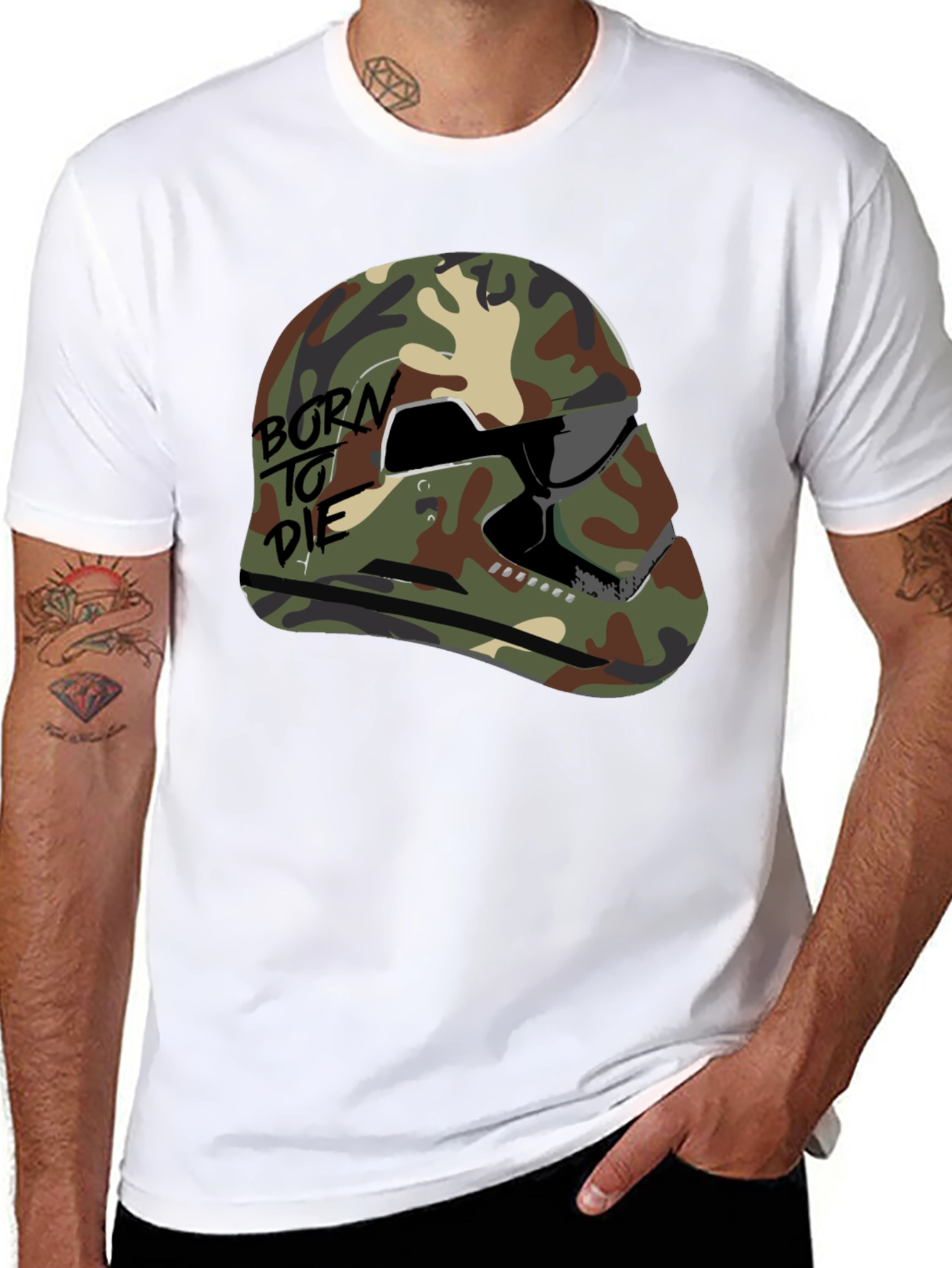 Born To Die Stormtrooper Camo T-Shirt