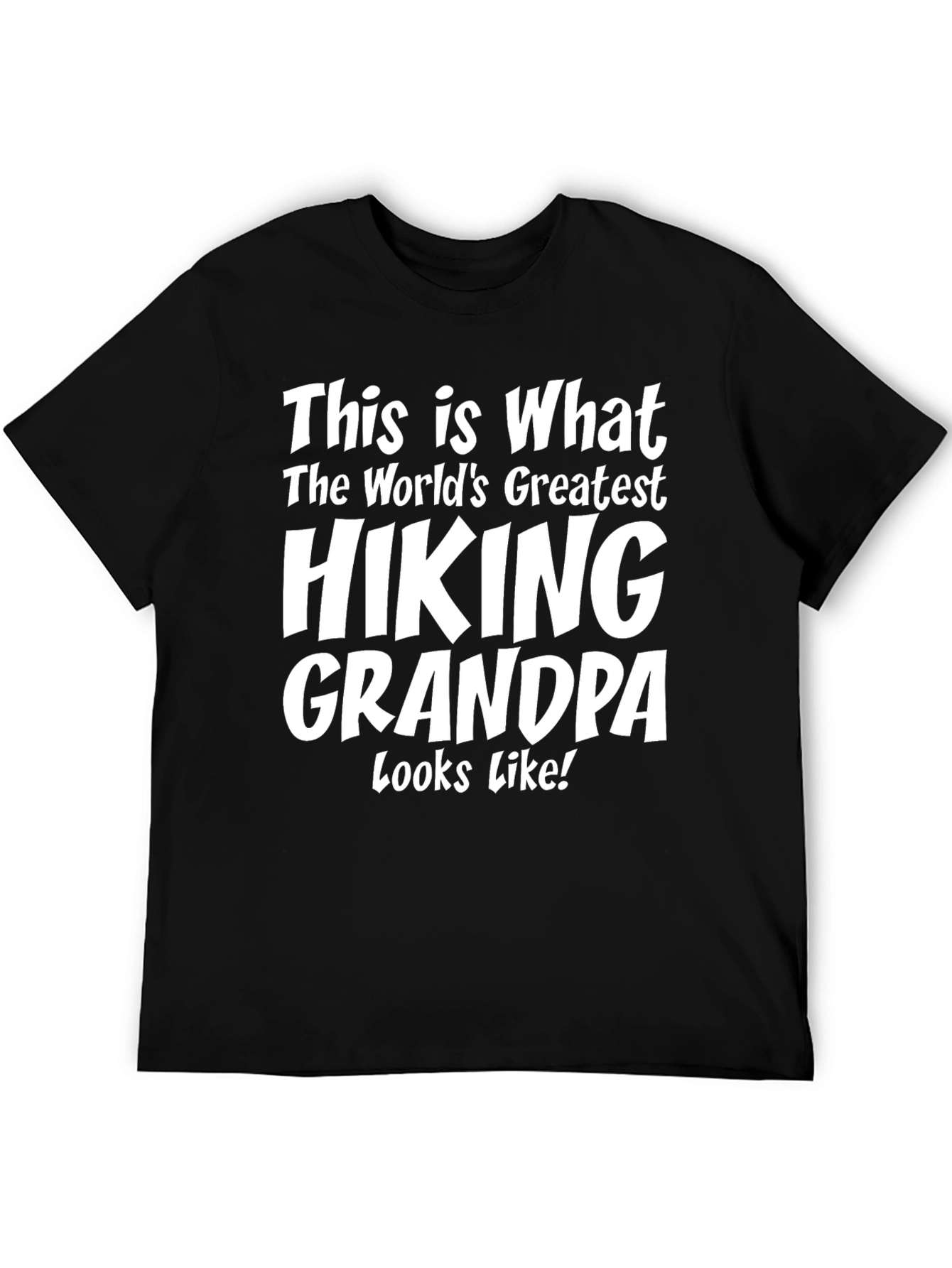 Hiking Grandpa T-Shirt - Worlds Greatest!