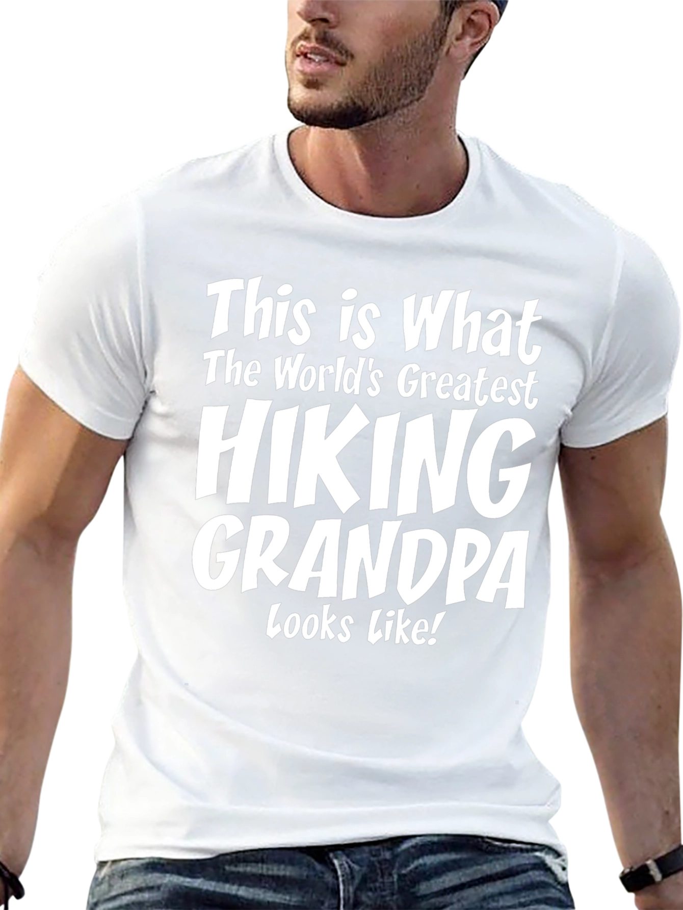 Hiking Grandpa T-Shirt - Worlds Greatest!