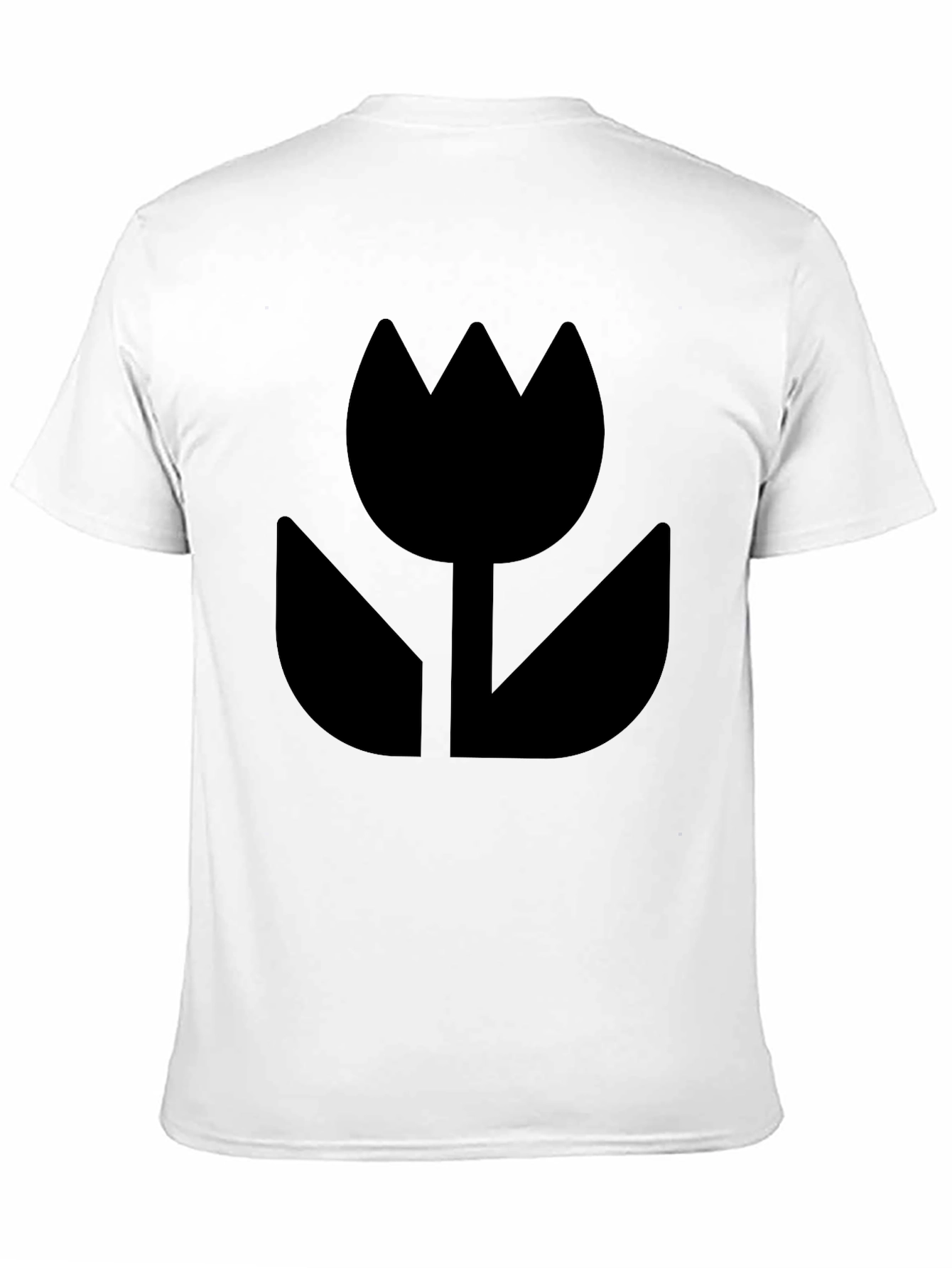 Black Tulip Graphic T-Shirt