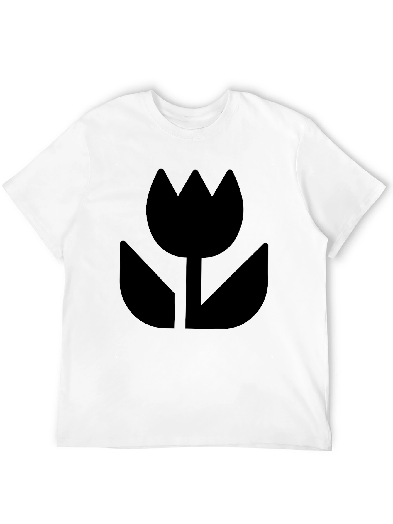 Black Tulip Graphic T-Shirt