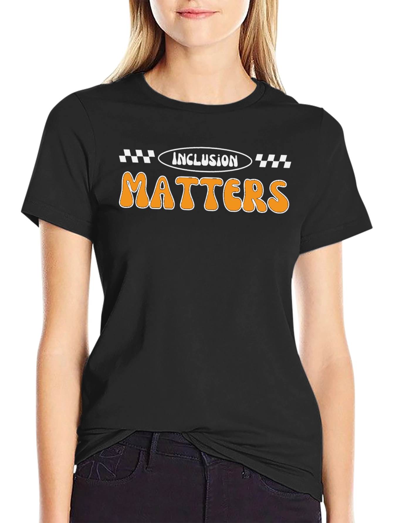 Inclusion Matters Black Graphic T-Shirt
