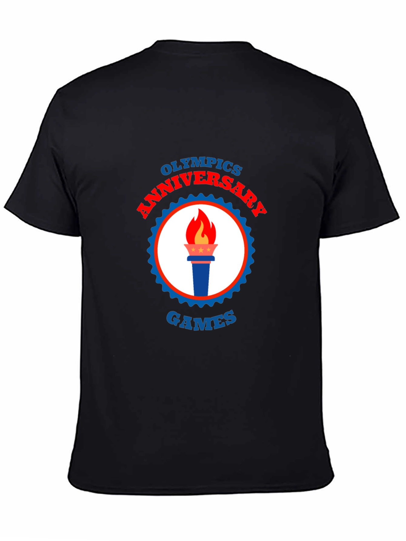 Olympics Anniversary Games Black T-Shirt