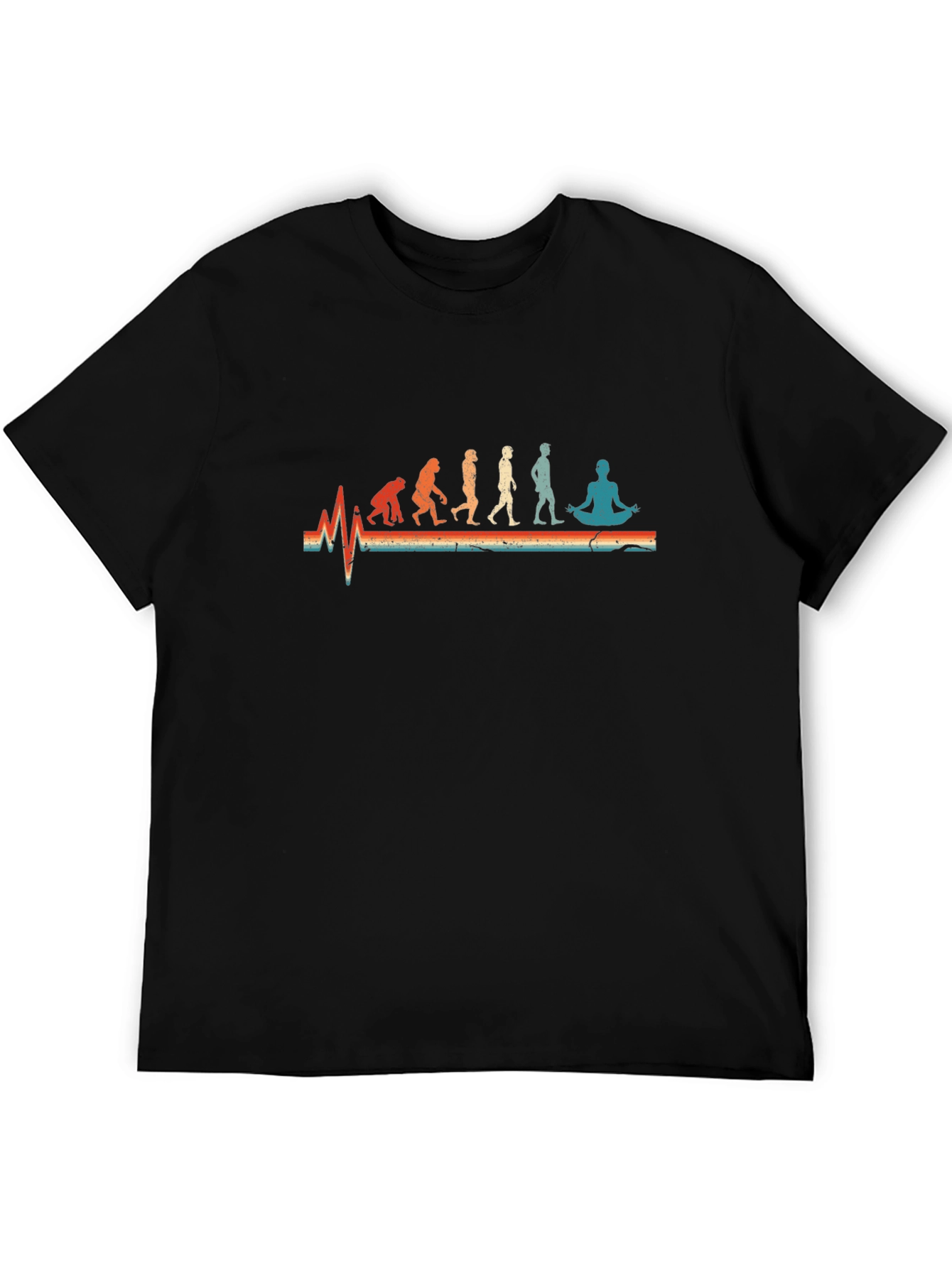 Evolution Meditation Graphic T-Shirt